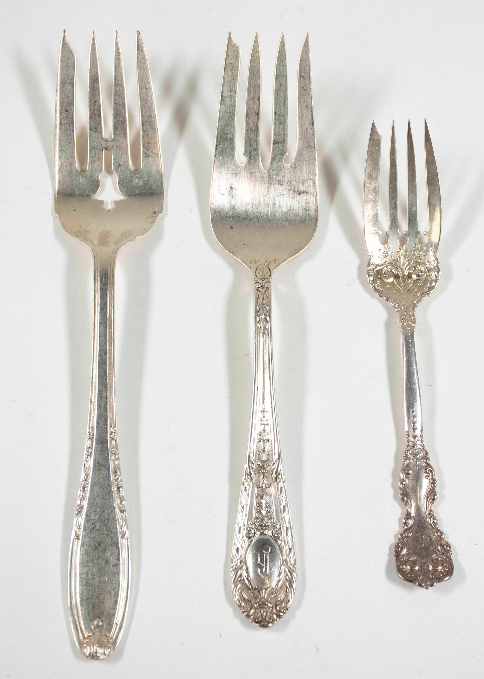 12 Pcs. Assorted Sterling Silver Flatware - 2