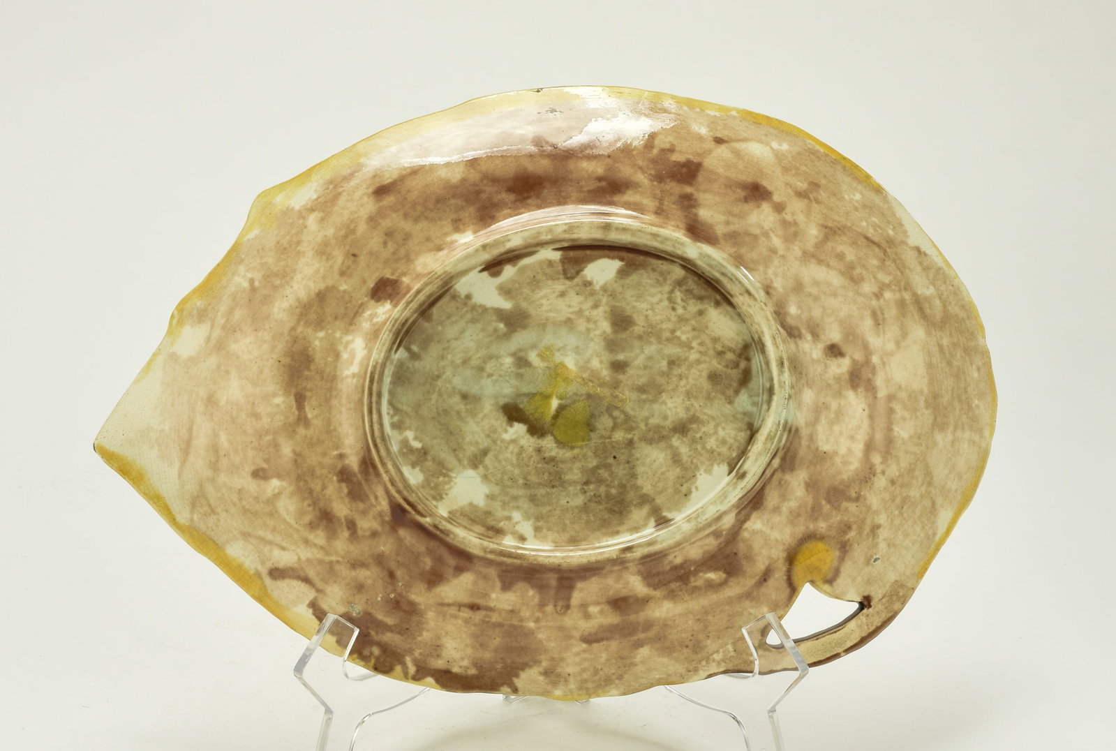 Three Majolica Leaf Form Bread Trays - 6