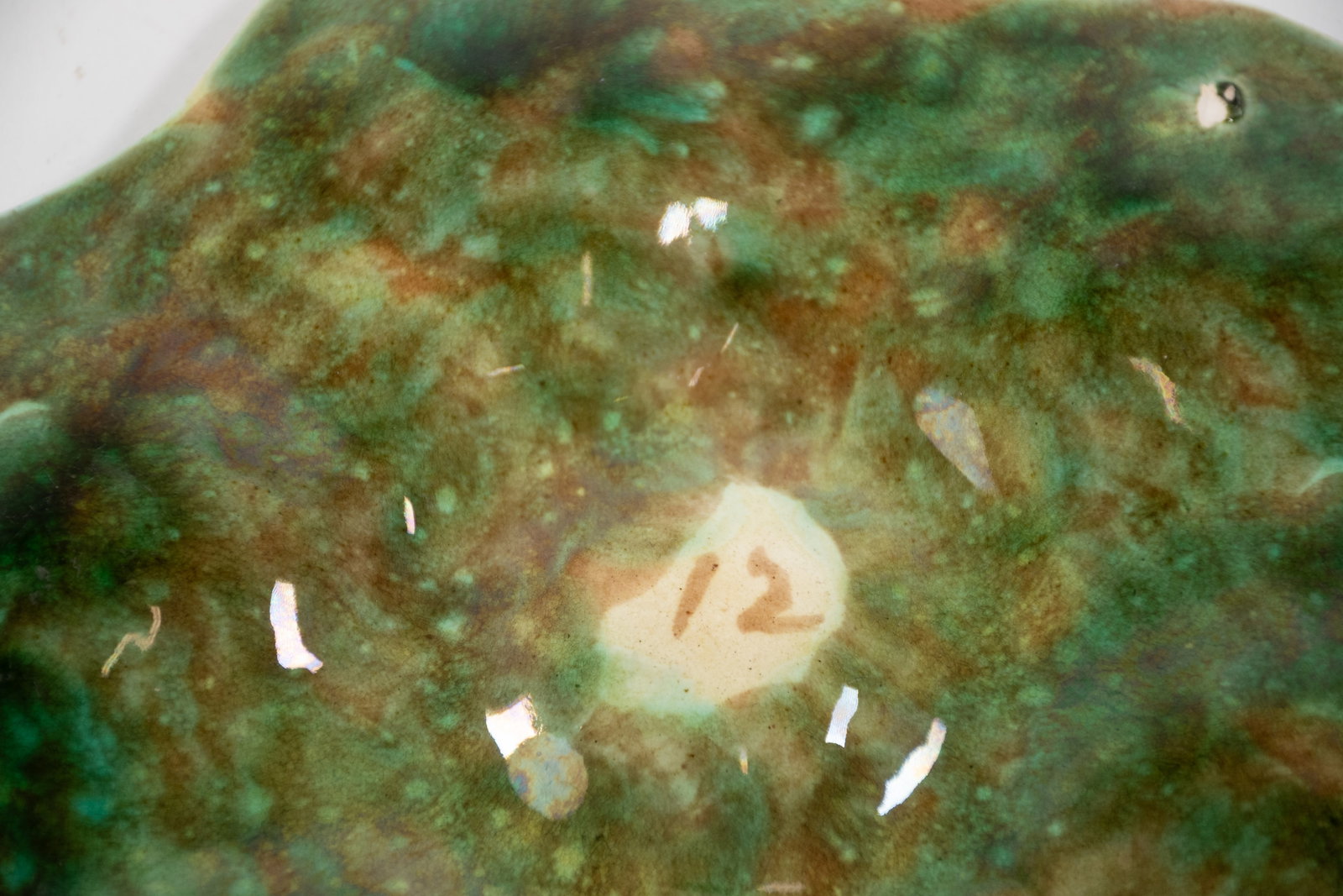 Majolica Oyster Plate - 3