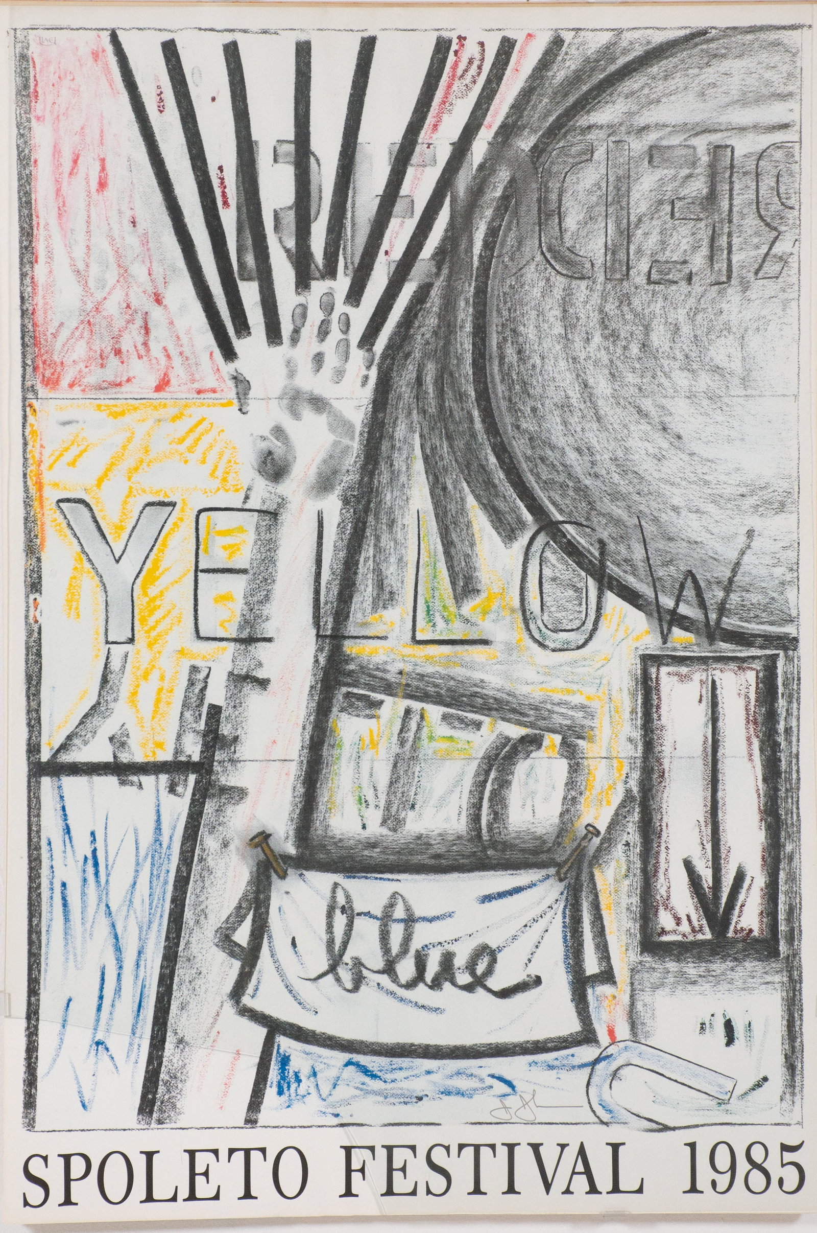 Signed Jasper Johns Spoleto 1985 Festival Poster (1 of 6)