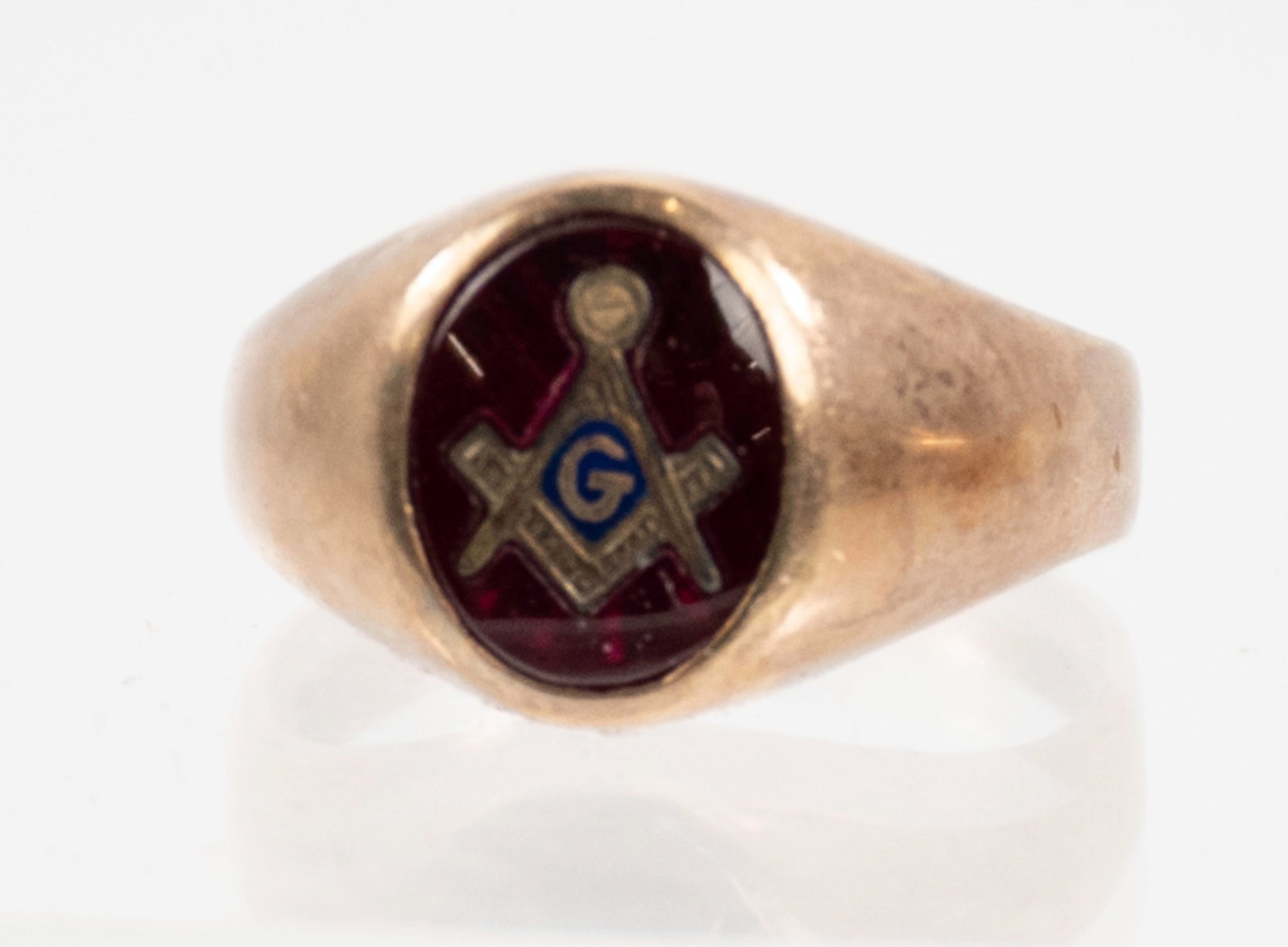 Two 10K Gold Masonic Rings - 2