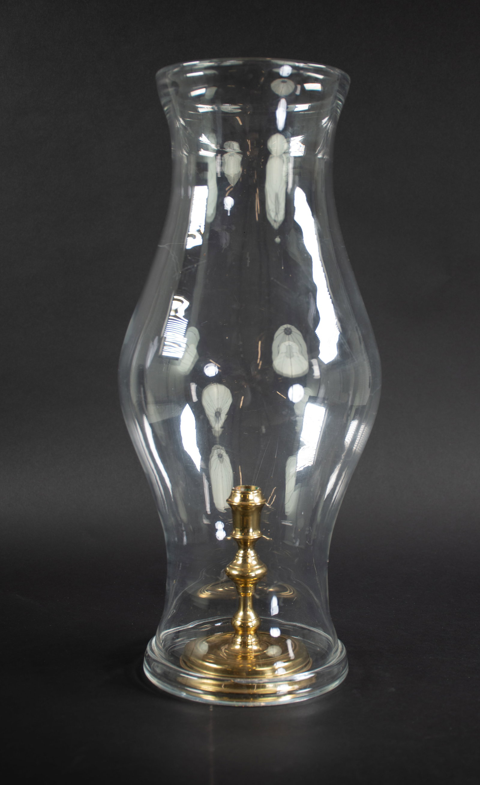Colonial Wmsbg Blenko Hurricane Shade,Candlestick (1 of 6)