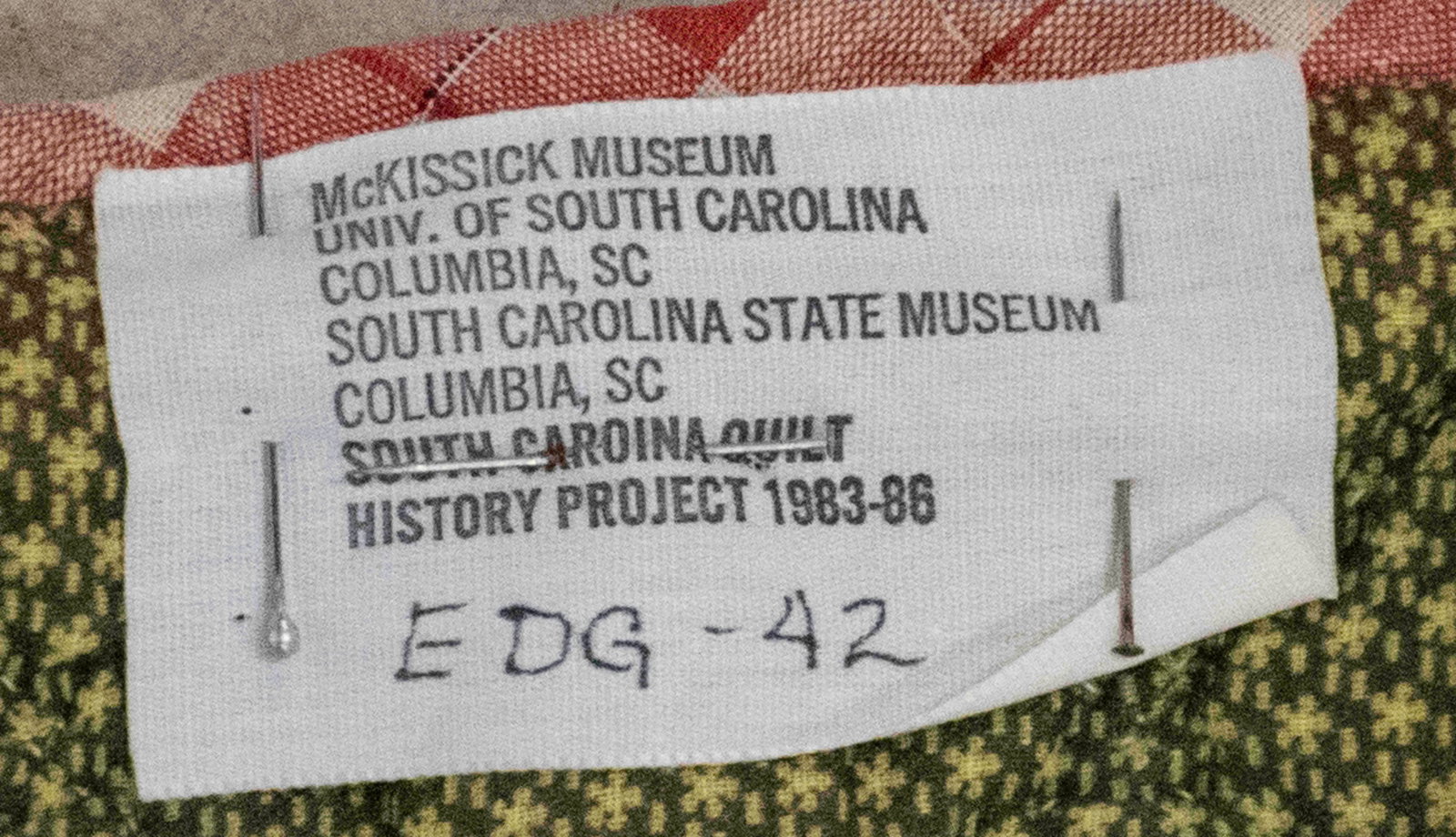 S. Carolina Antique "Baskets" Pieced Quilt - 3
