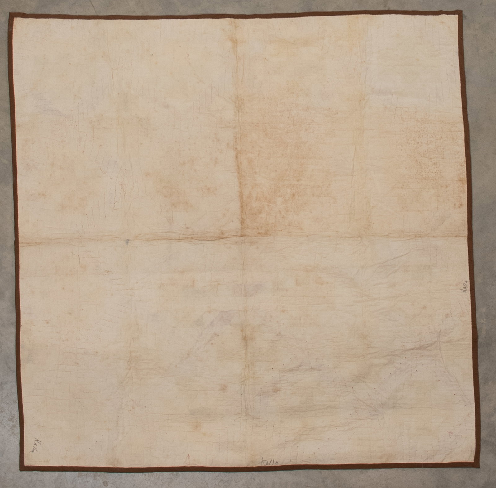 American Pieced Double T Pattern Quilt - 3