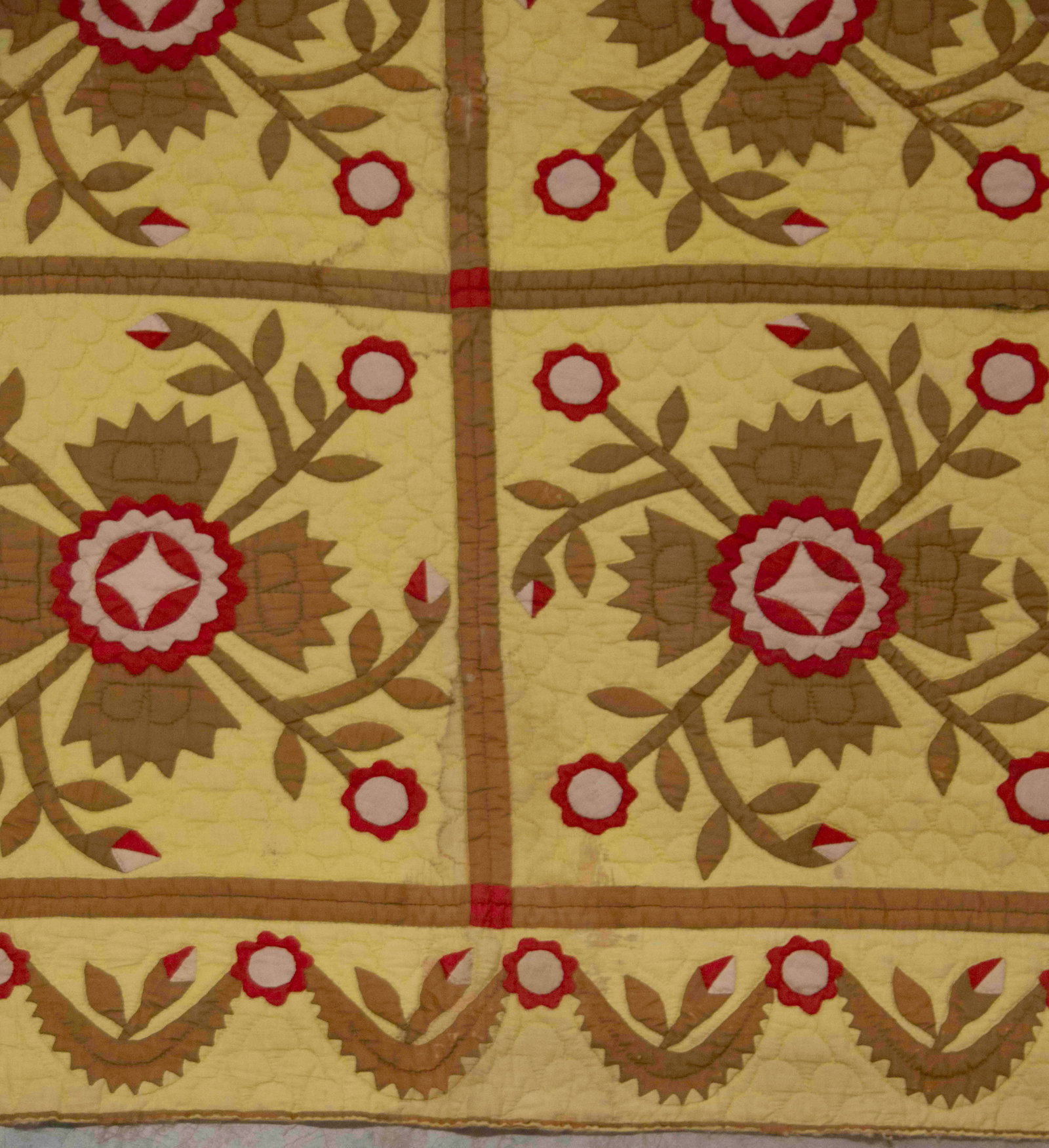 Whig Rose Applique and Star Pattern Quilts - 3