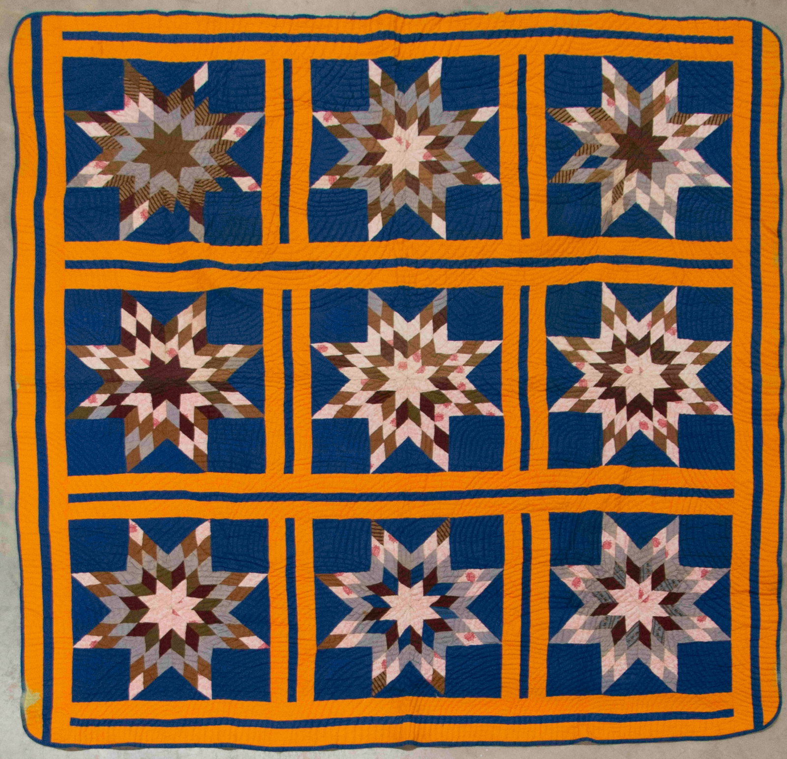 Whig Rose Applique and Star Pattern Quilts - 8