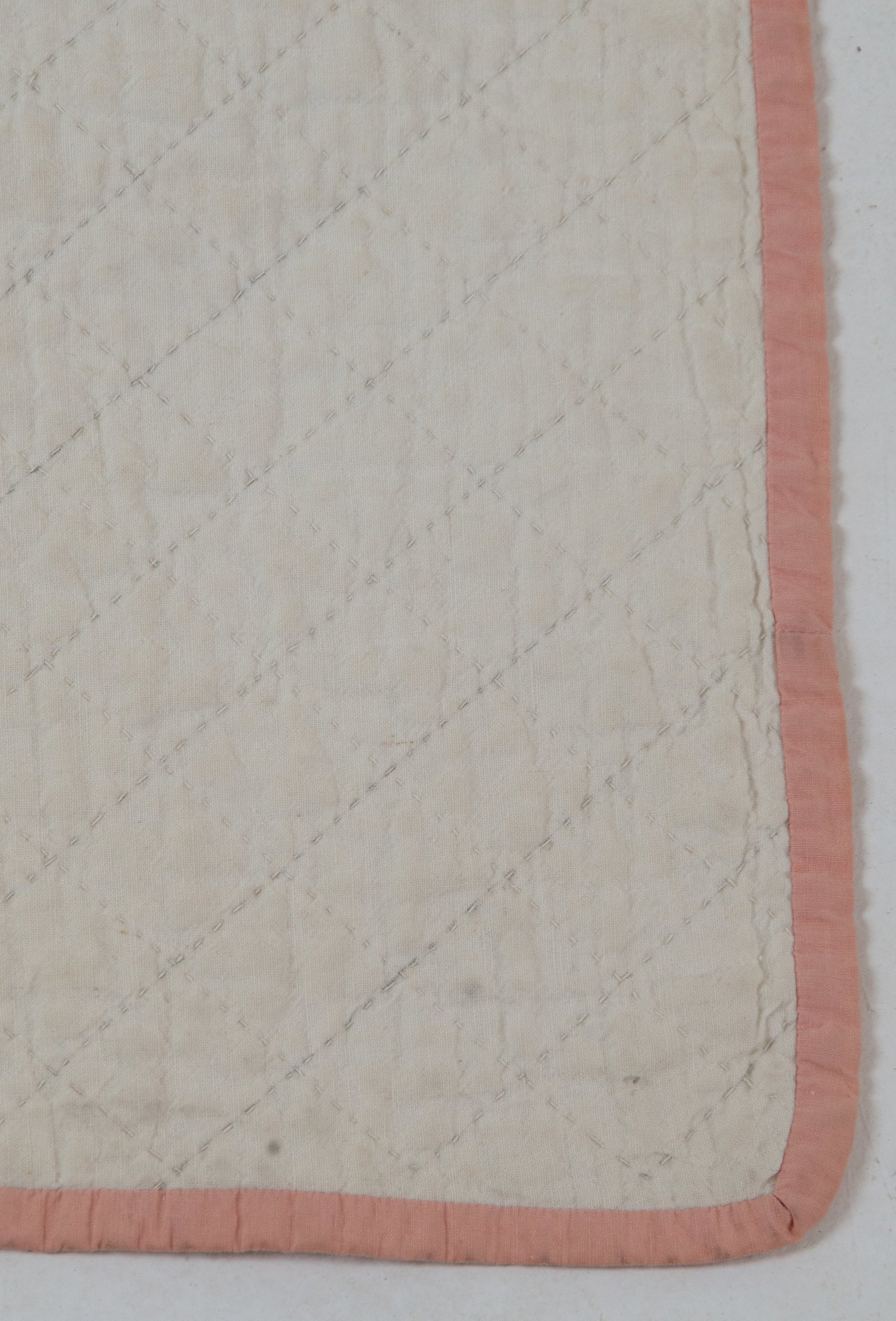 Antique Embroidered Crib Quilt - 4