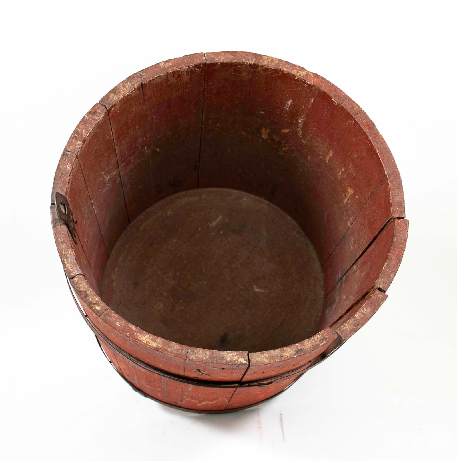 Two Red-Painted Wooden Sap Buckets - 4