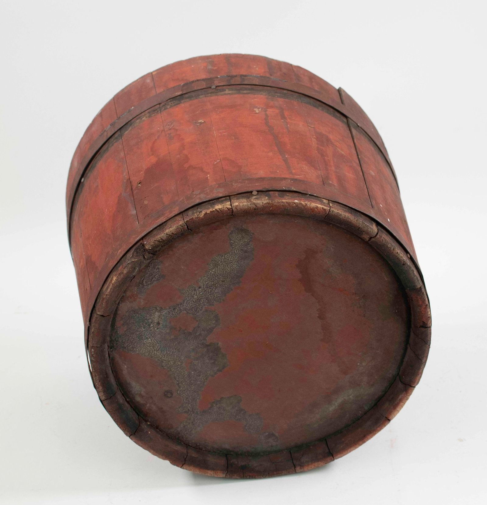 Two Red-Painted Wooden Sap Buckets - 8