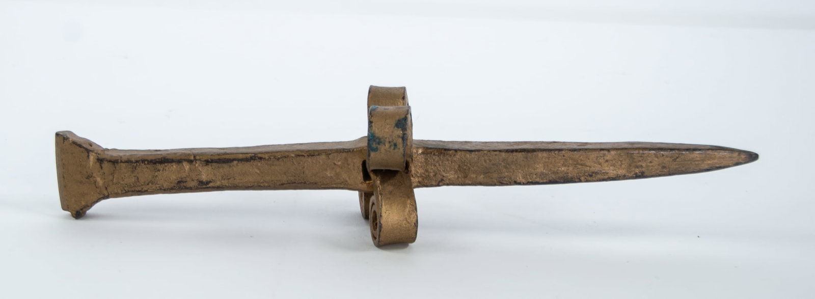 Early Hand Forged Iron Denglestock - 4