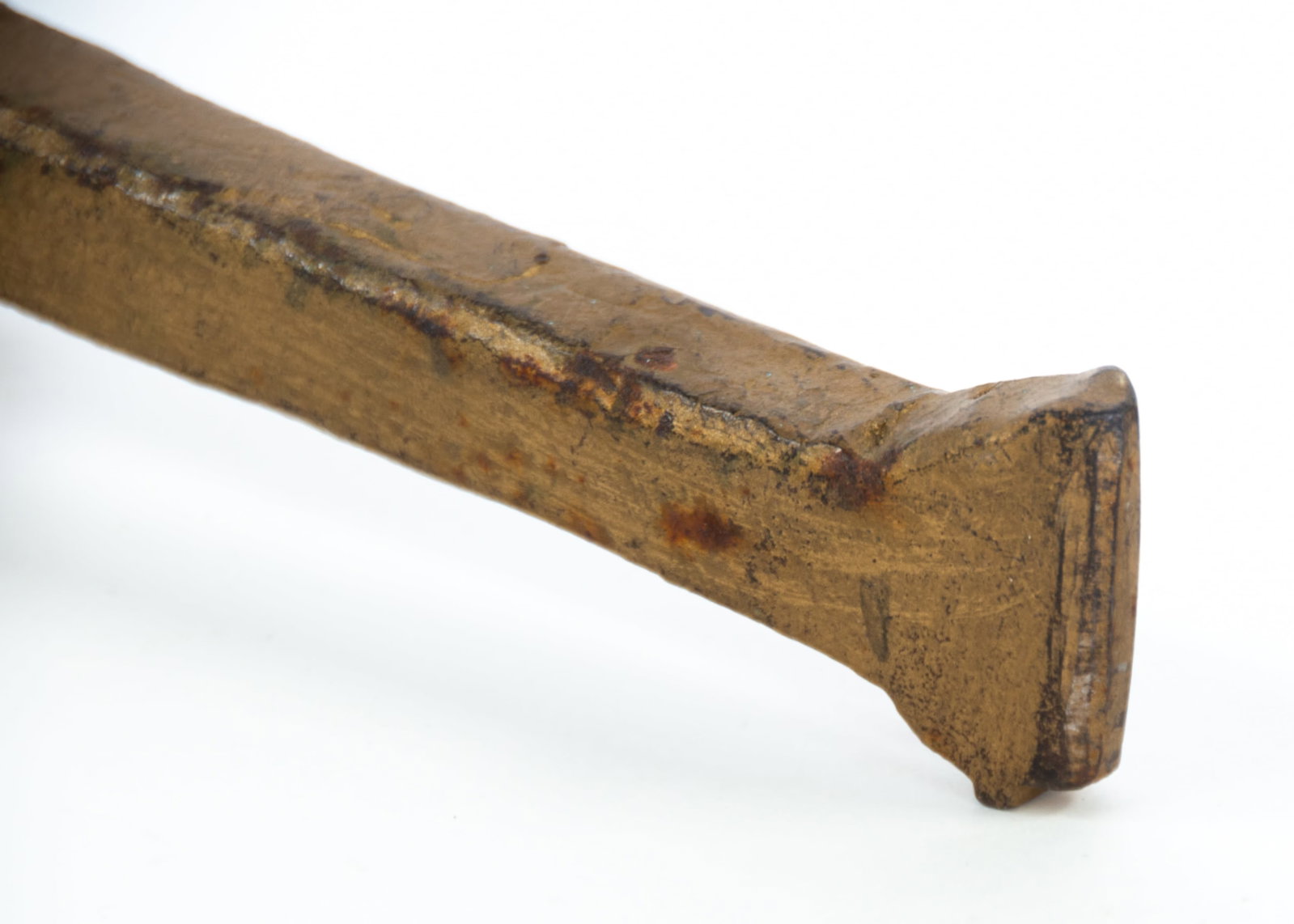 Early Hand Forged Iron Denglestock - 5