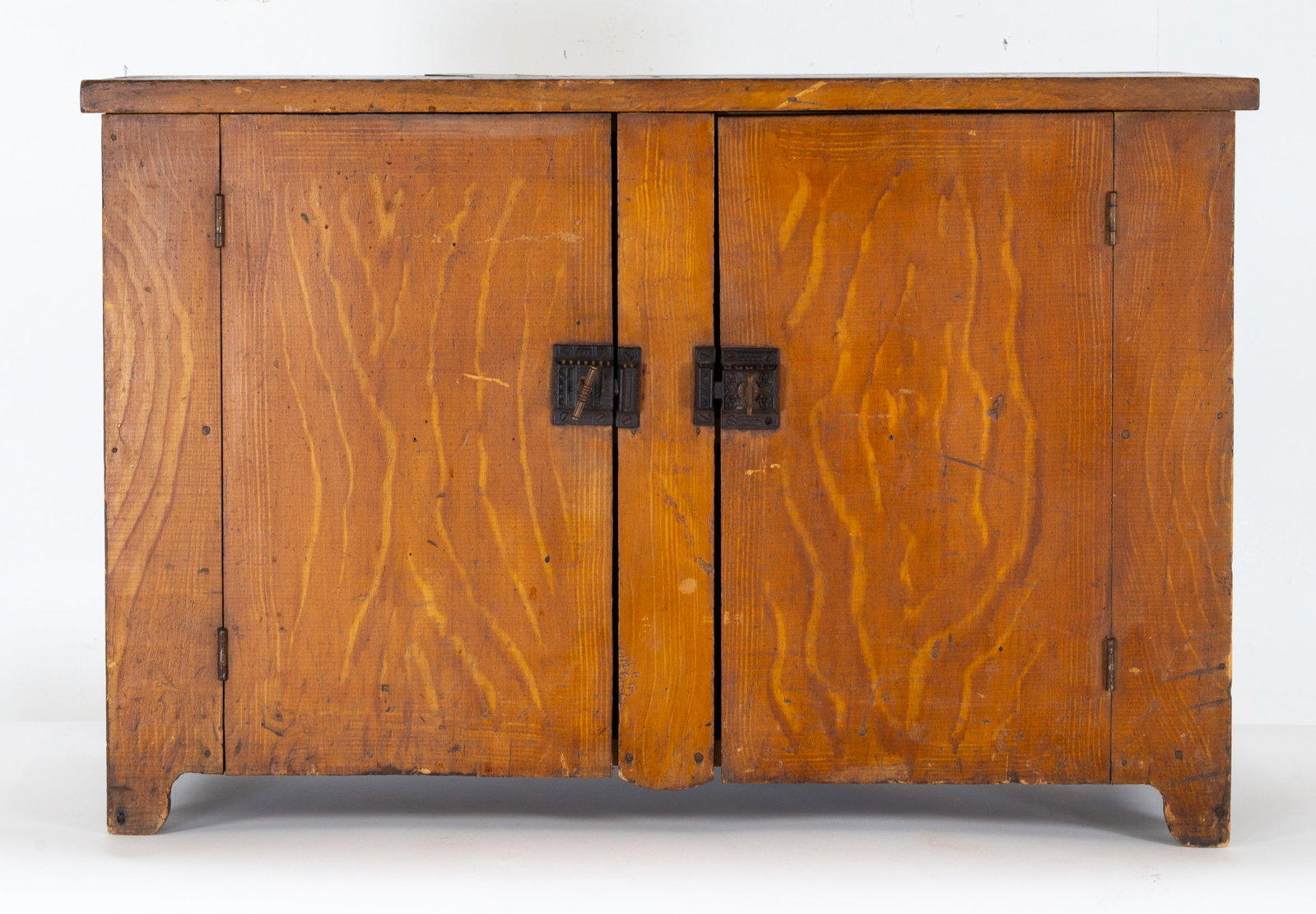 Grain Painted Pine Table Top Cabinet (1 of 6)