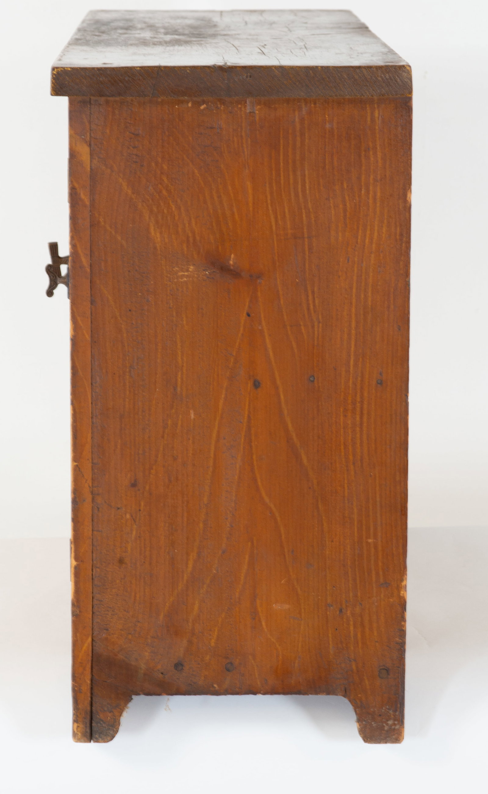 Grain Painted Pine Table Top Cabinet - 3