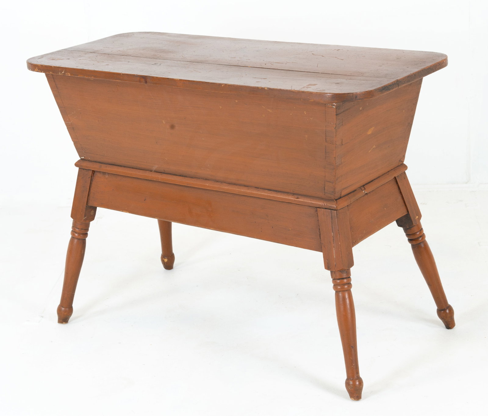 19th C. Dovetailed Dough Box on Stand with Lid (1 of 10)