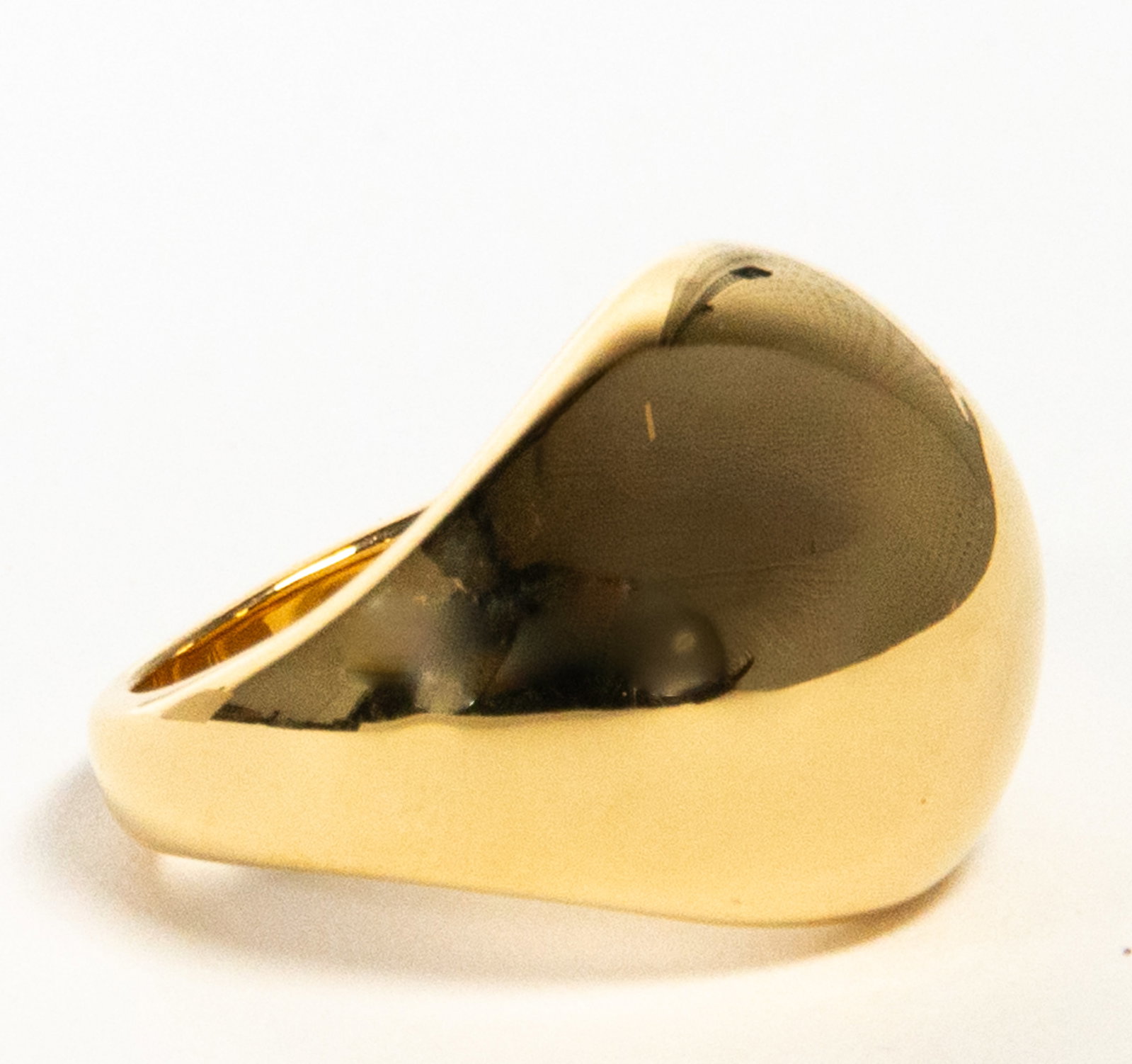 14K Yellow Gold Domed Ring - 2