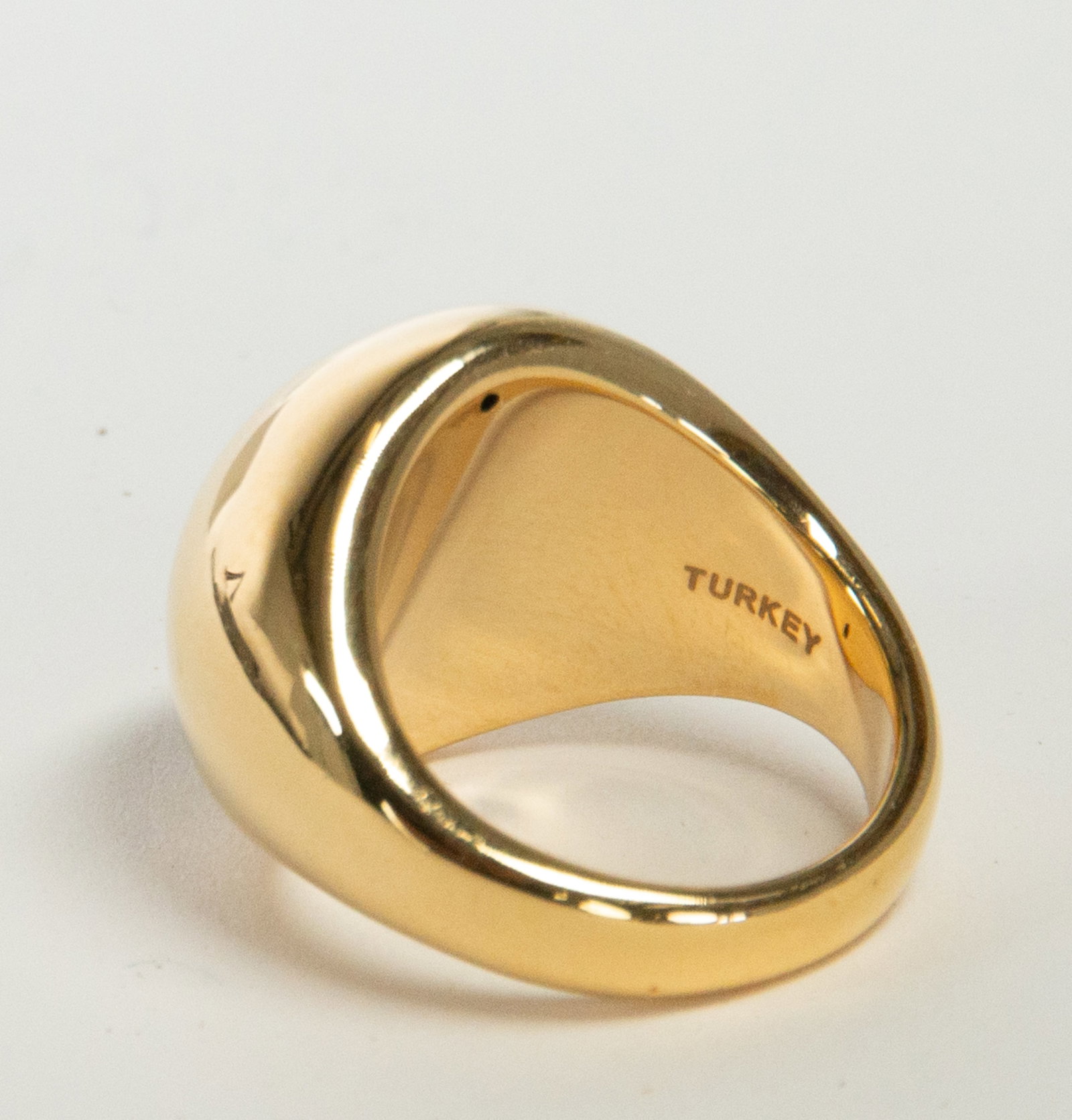 14K Yellow Gold Domed Ring - 4