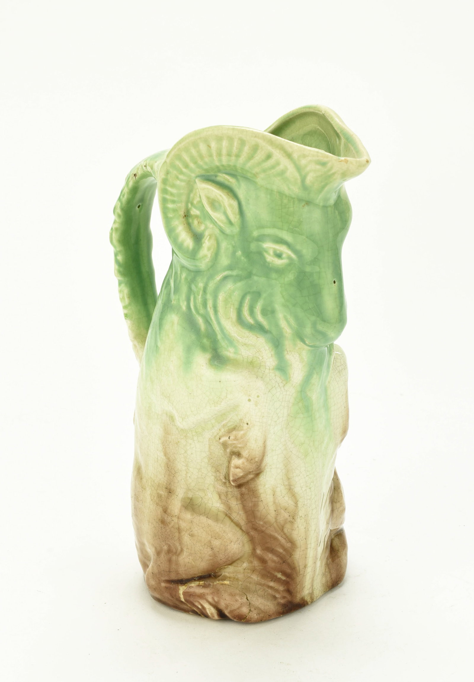Three Majolica Pitchers - 10