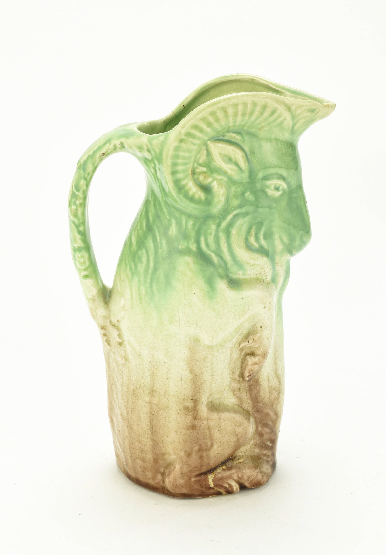 Three Majolica Pitchers - 9