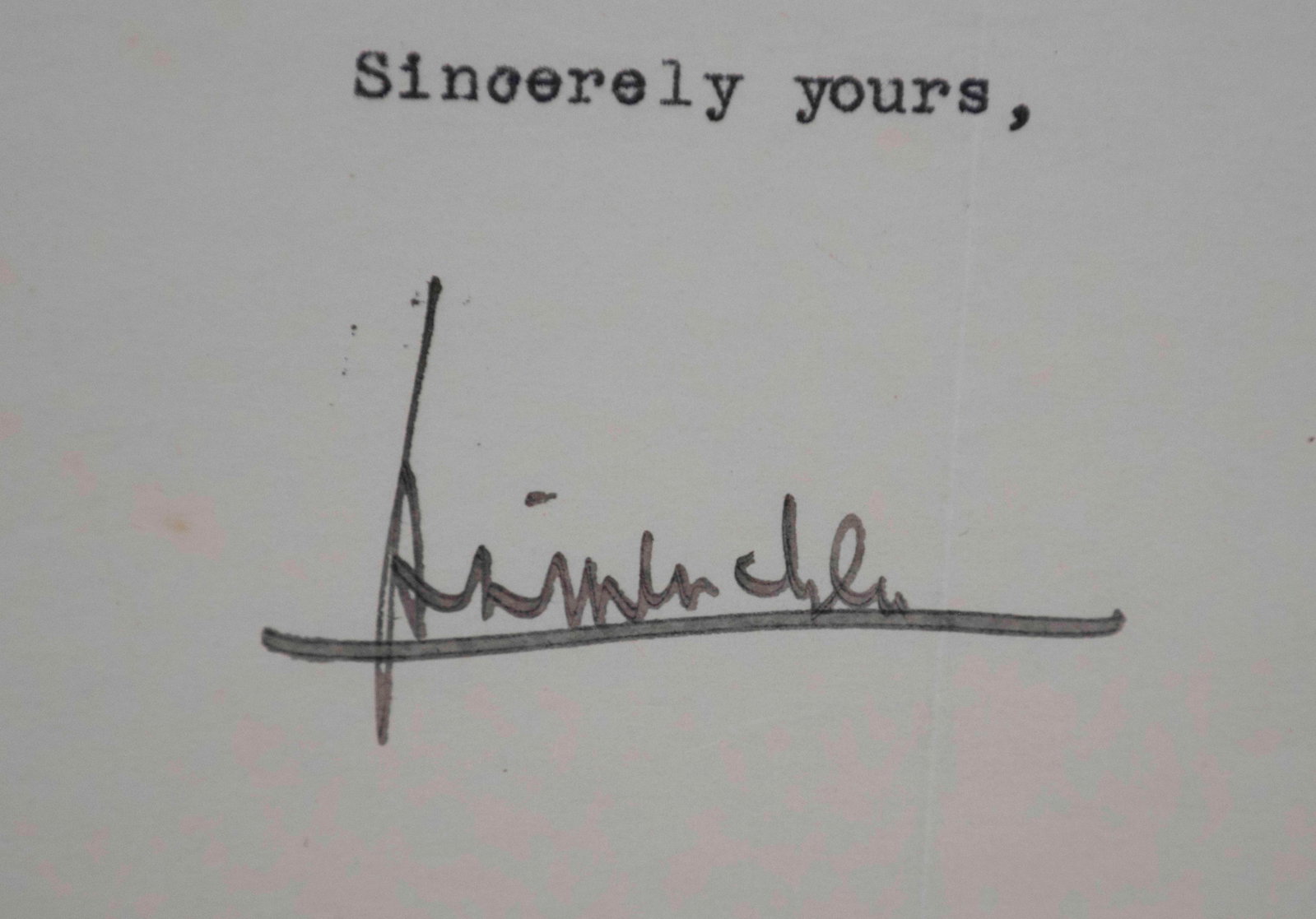 H. L. Mencken Signed Letter - 2