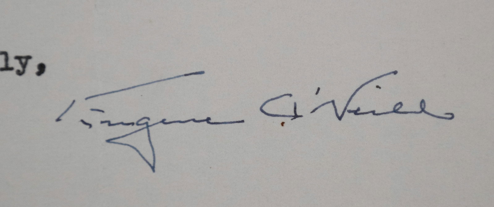 Eugene O'Neill, Signed Typed Letter - 2
