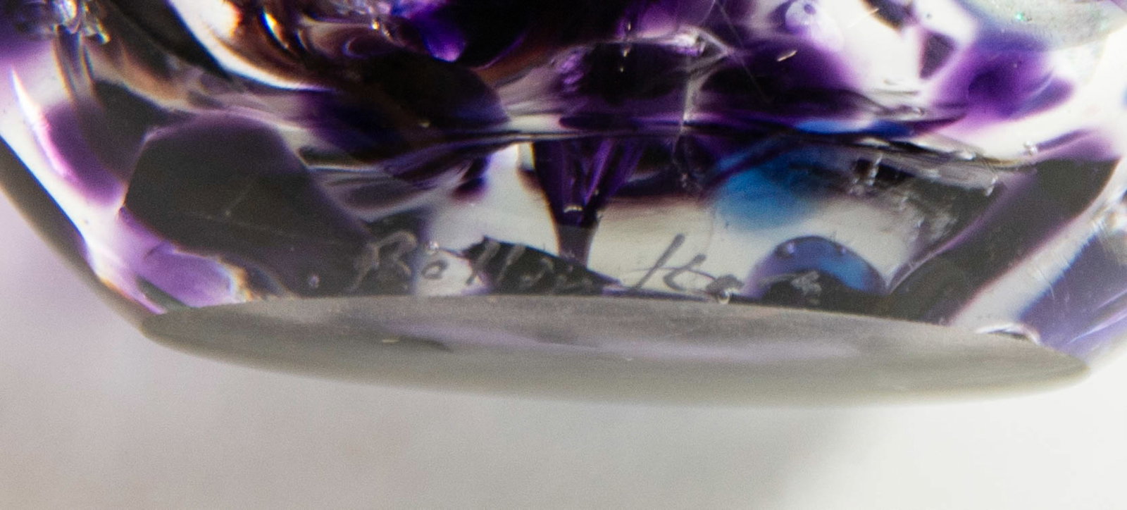Ten Signed Art Glass Paperweights - 6