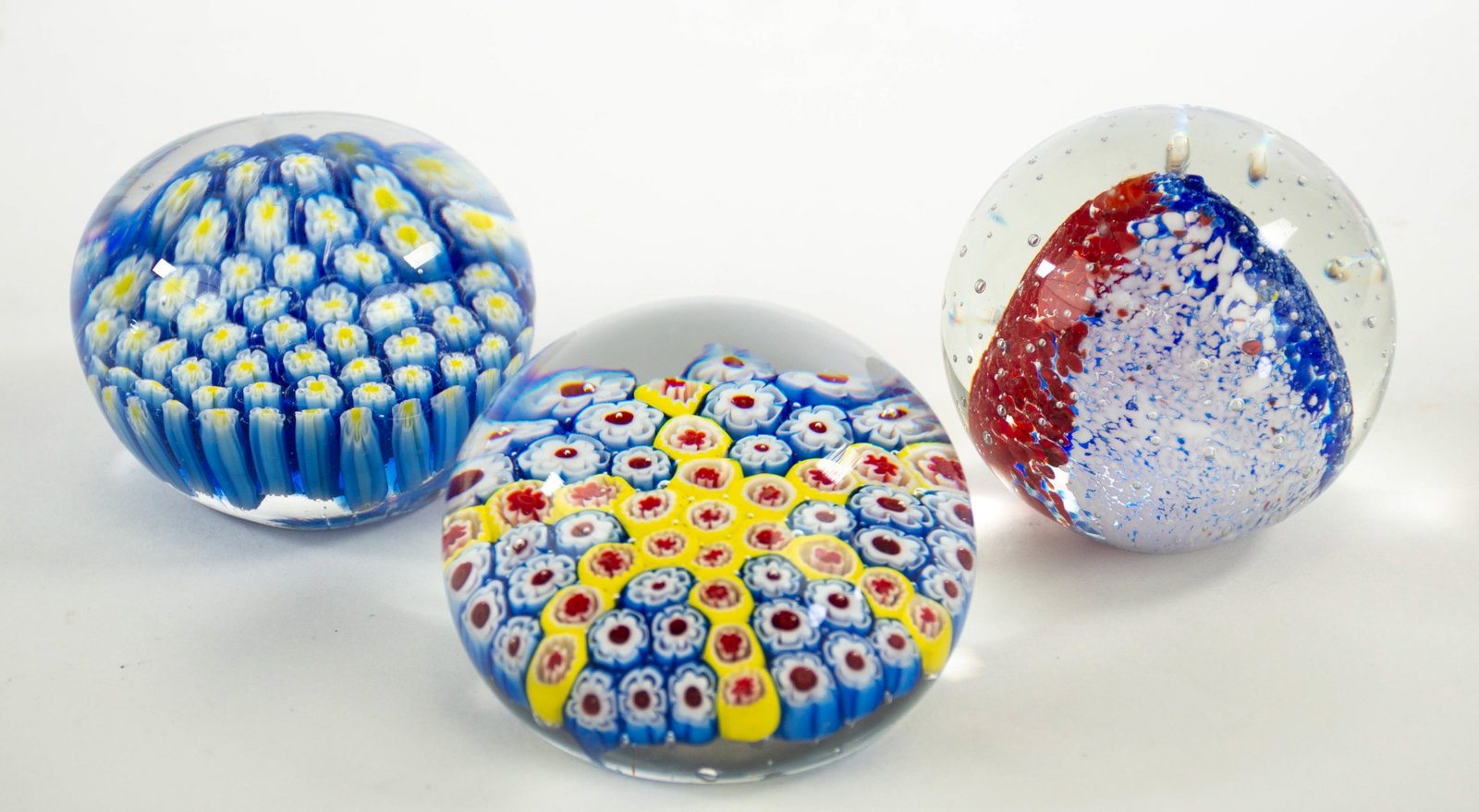 14 Unsigned Art Glass Paperweights - 4