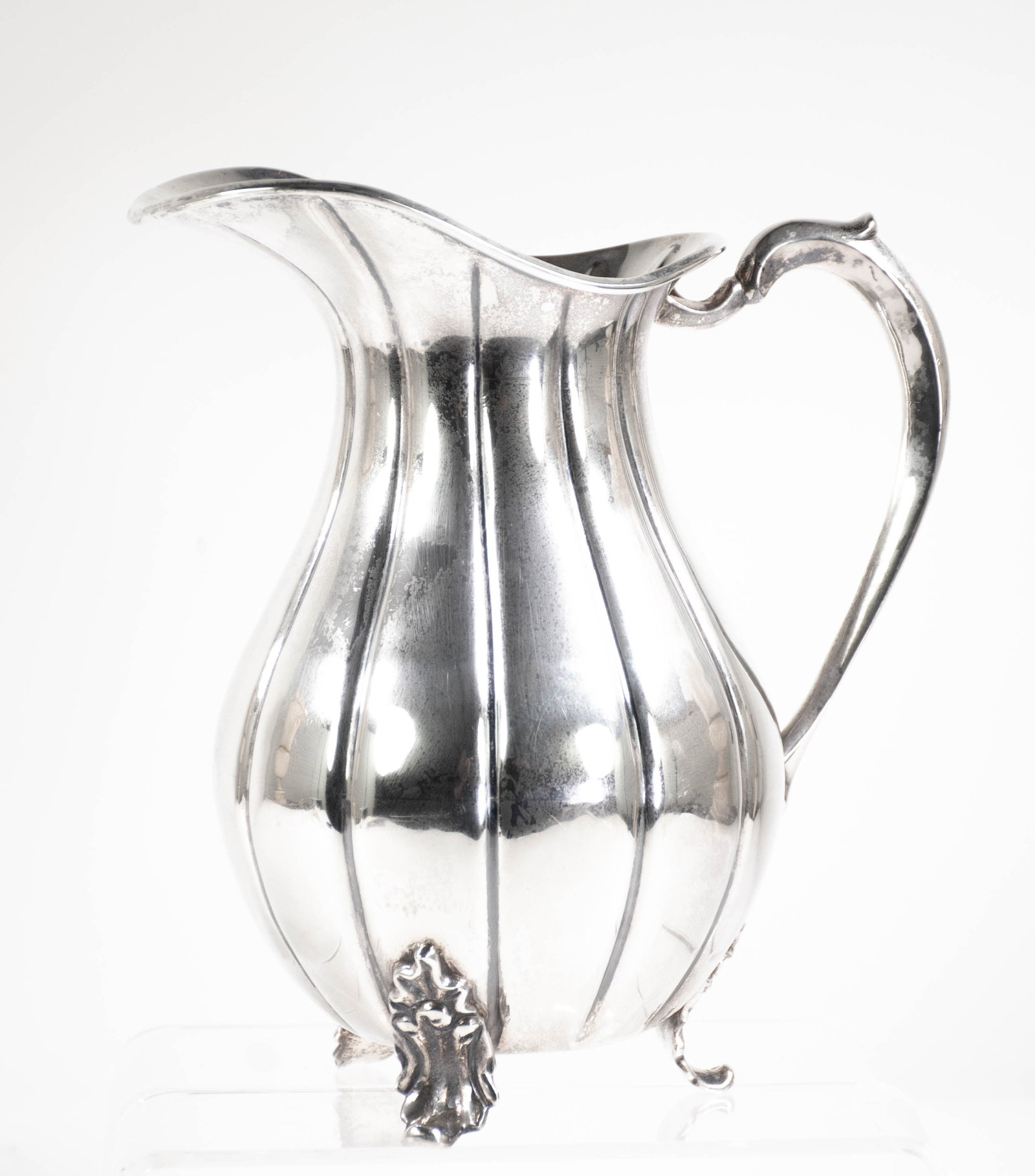 Mexican Sterling Silver Water Pitcher (1 of 4)