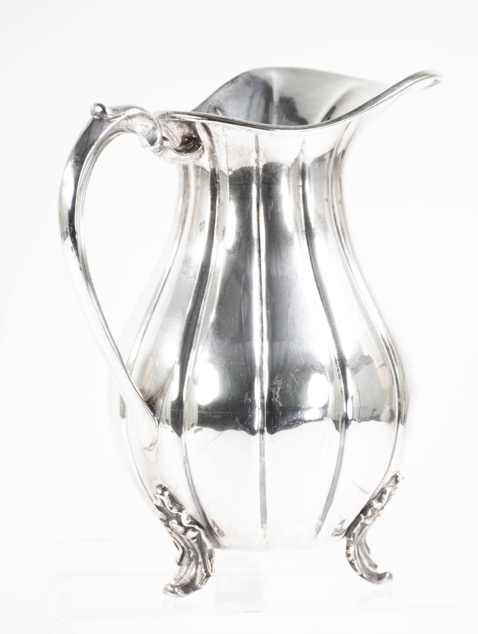 Mexican Sterling Silver Water Pitcher - 2