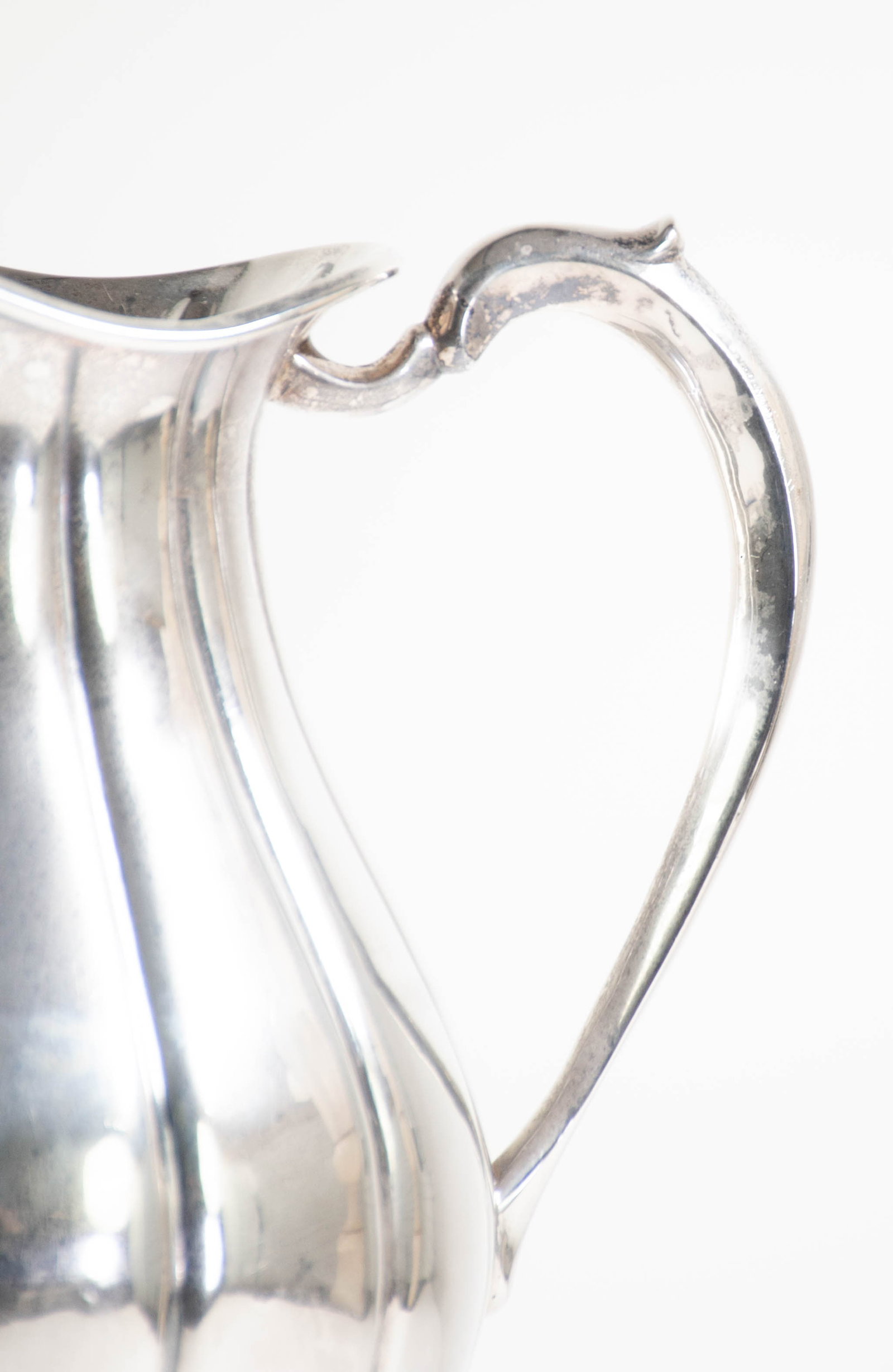 Mexican Sterling Silver Water Pitcher - 3