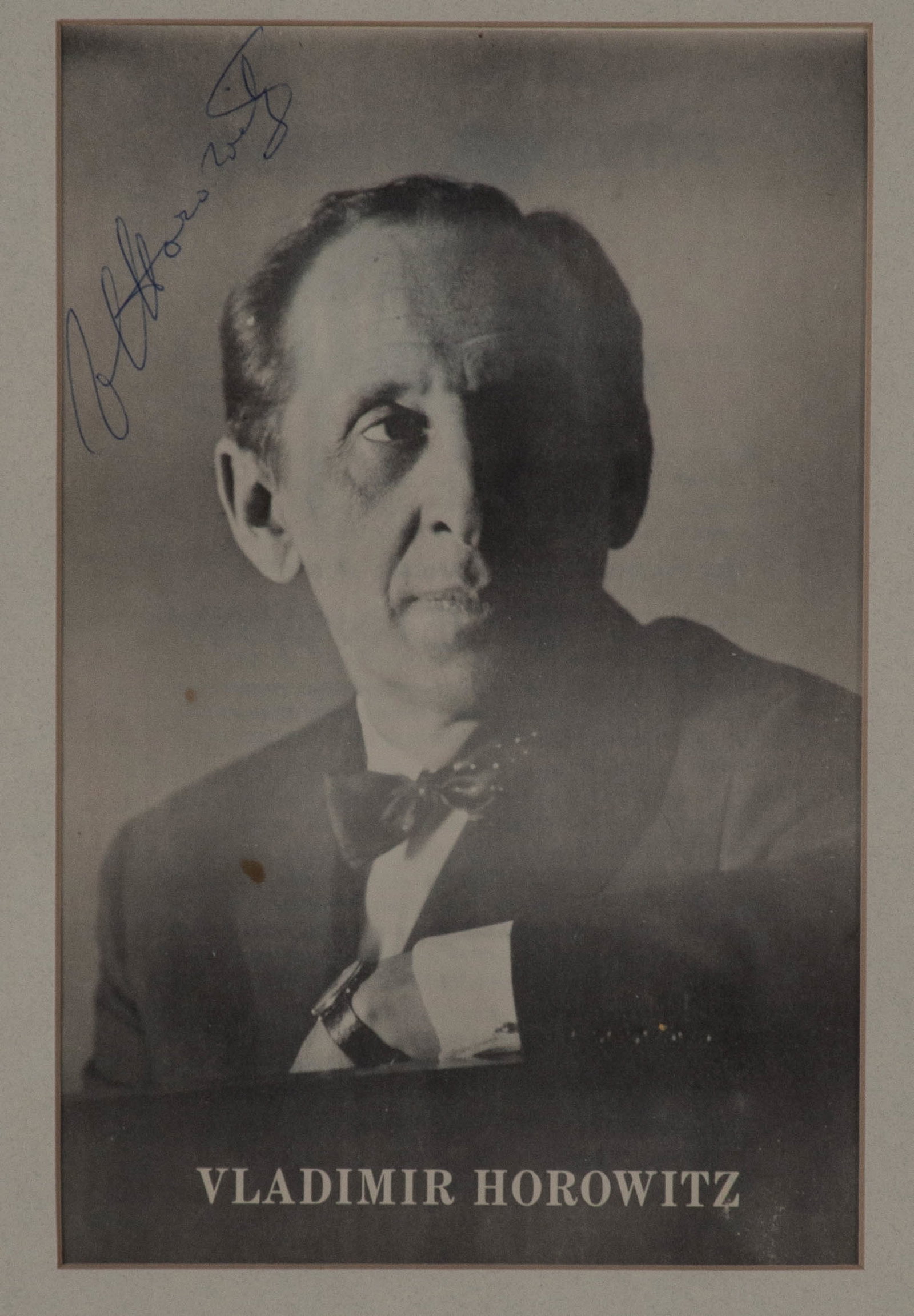 Vladimir Horowitz Signed Program - 2