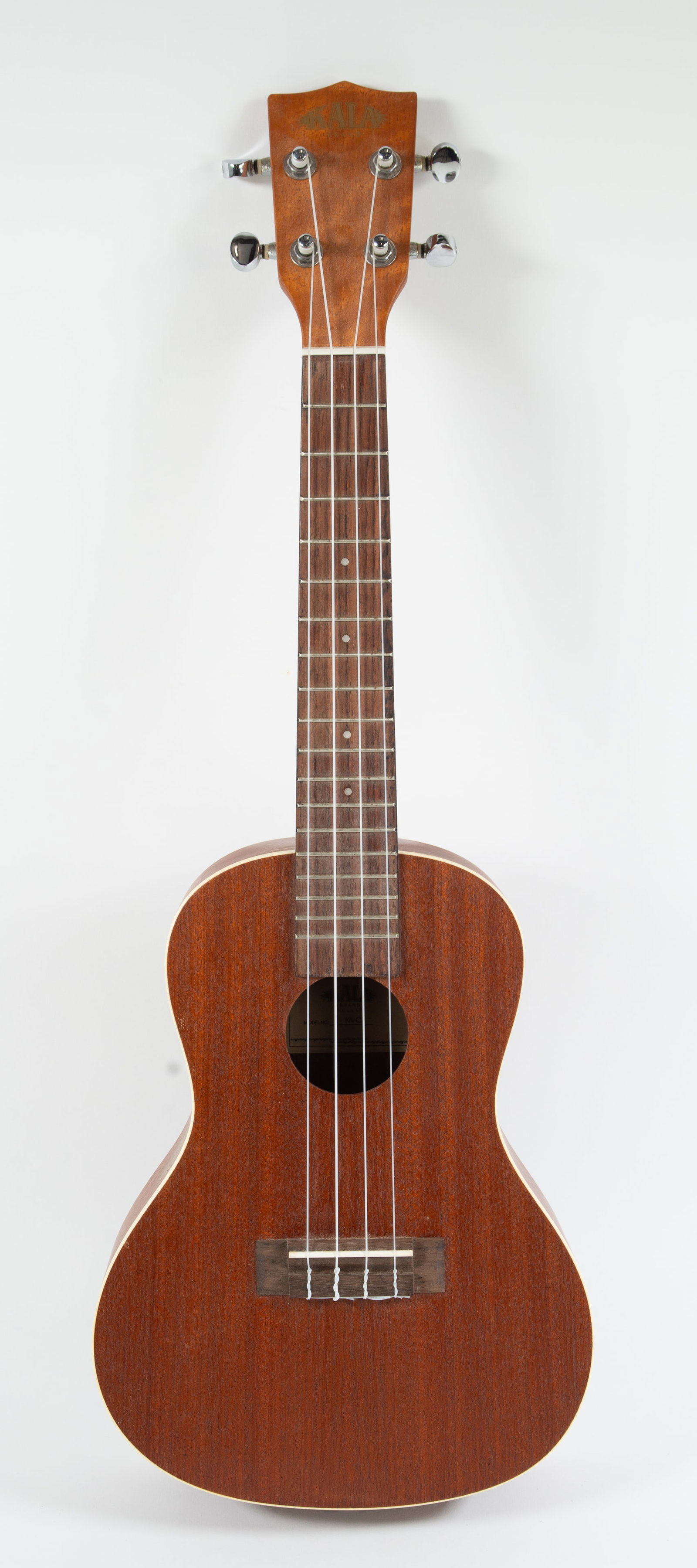 Kala KA-C Mahogany Ukulele: Qualifies for in-house shipping---Mahogany neck with rosewood fingerboard and bridge; 24"L; good condition