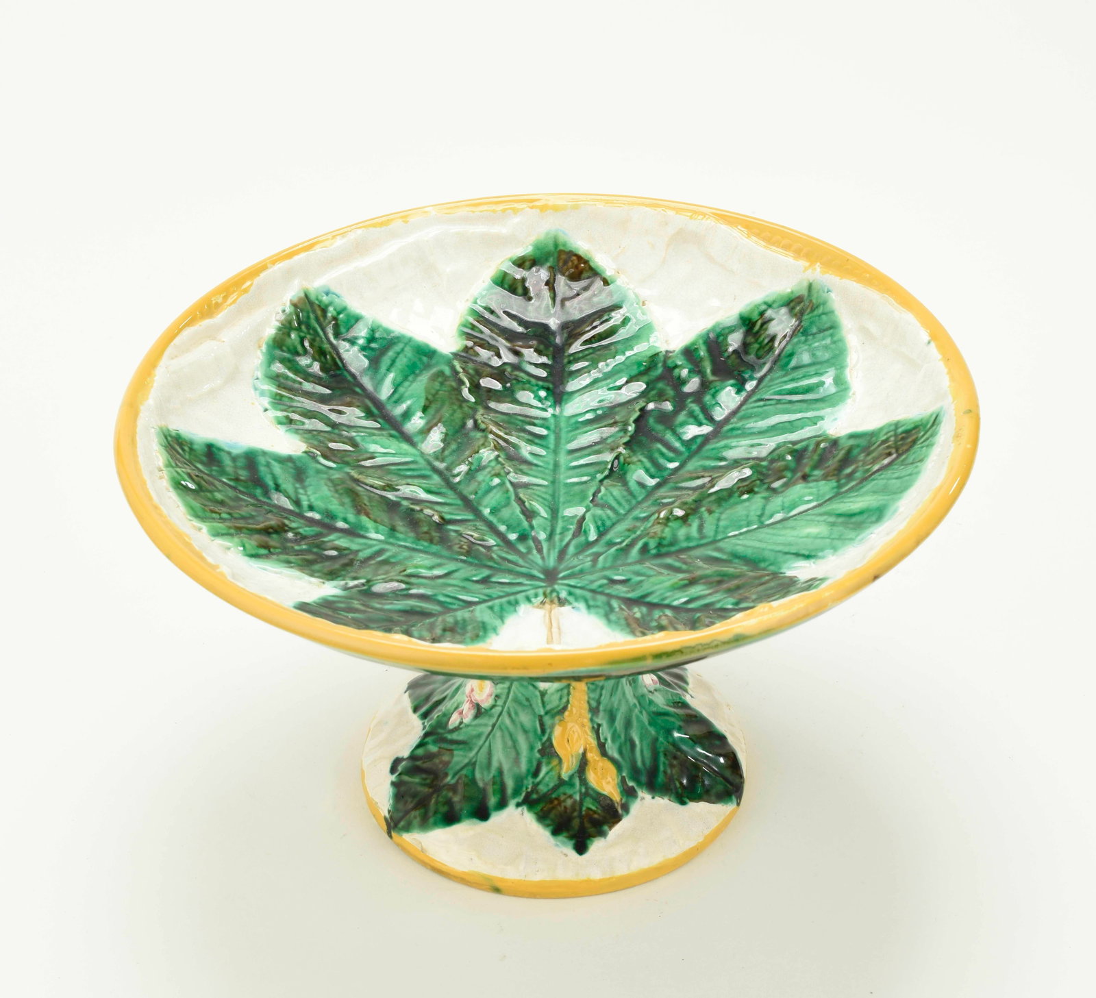 George Jones Majolica Comport - 2