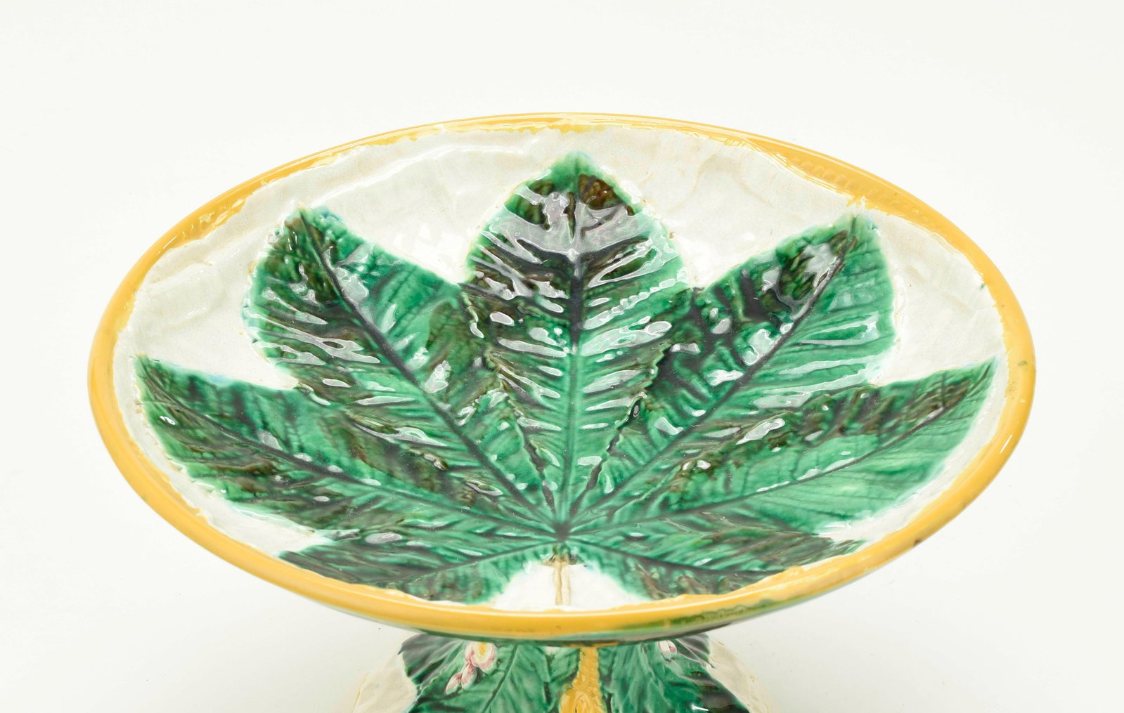 George Jones Majolica Comport - 3