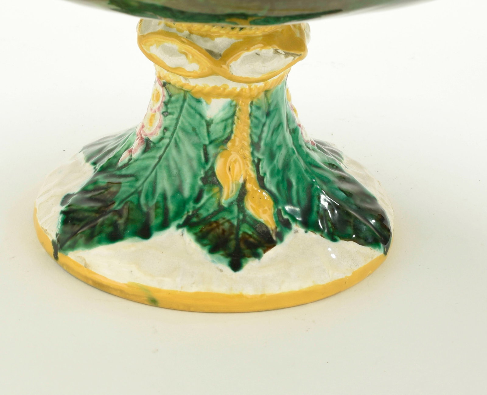 George Jones Majolica Comport - 4