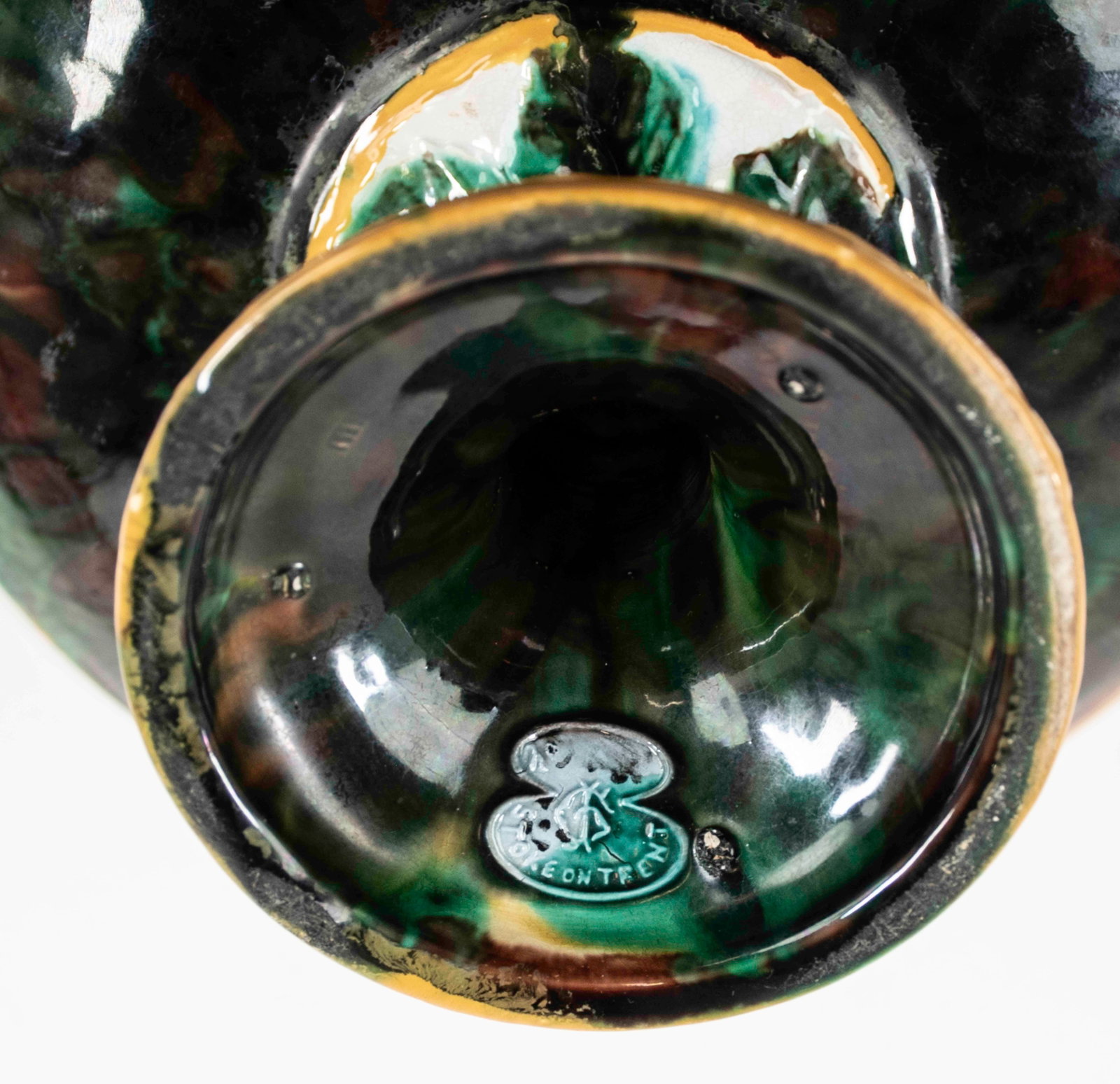 George Jones Majolica Comport - 5