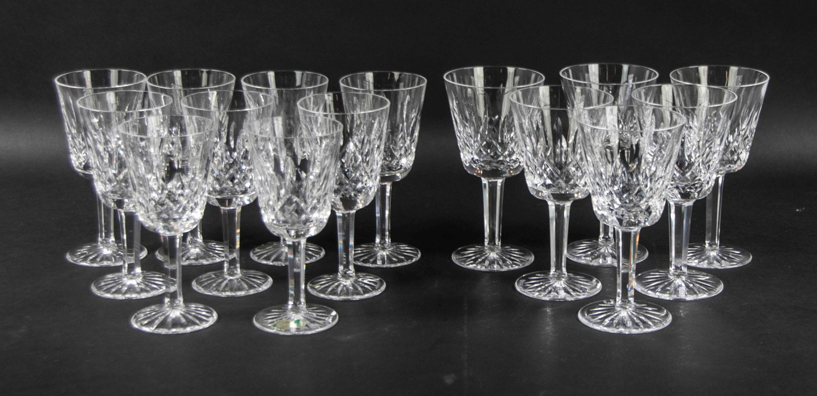 15 Pcs. Waterford Crystal Lismore Stemware (1 of 3)