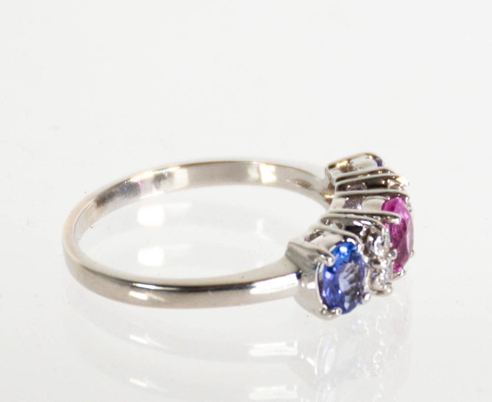 Two 14K Diamond and Gemstone Rings - 3