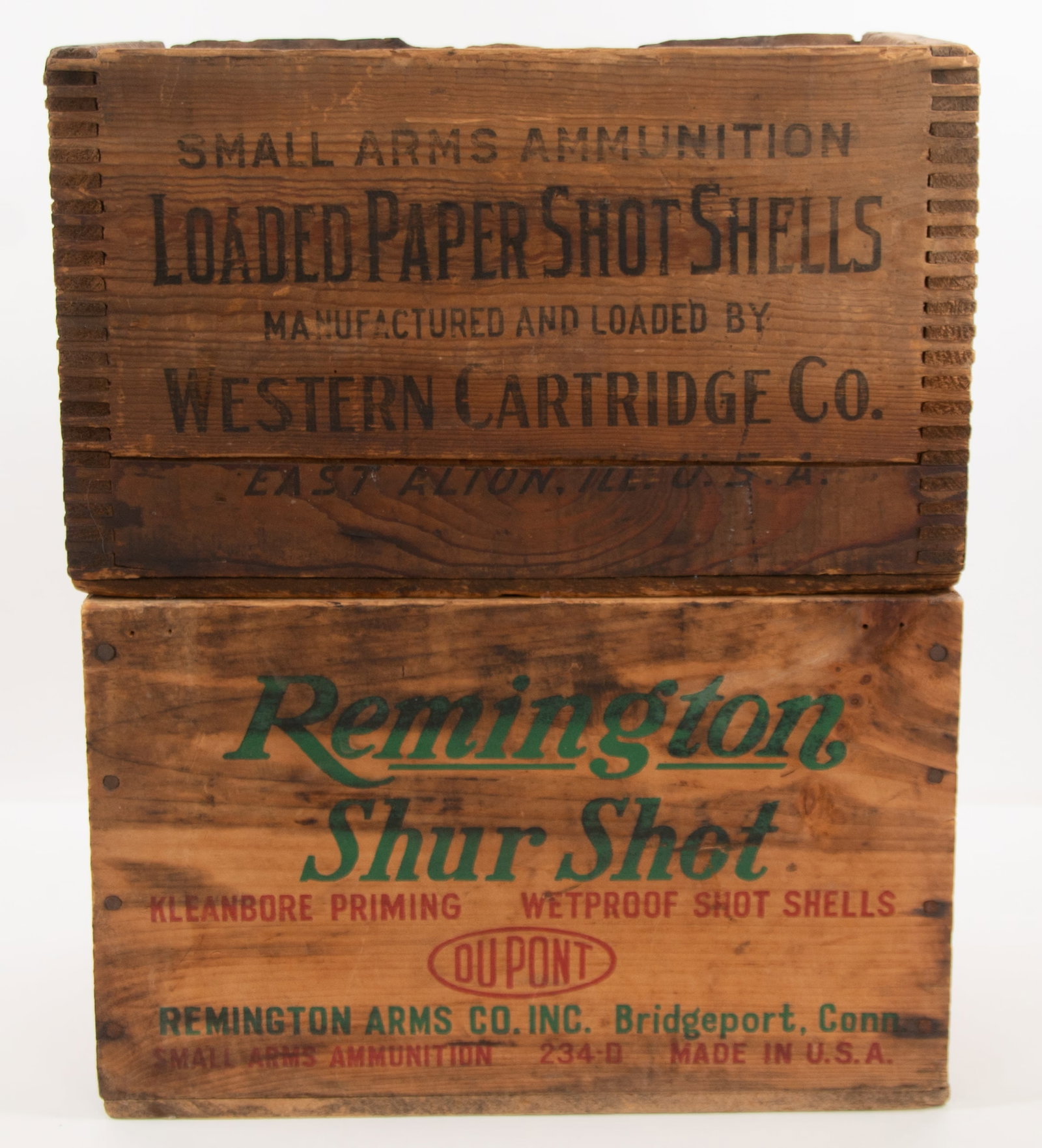 Remington & Western Cartridge Wooden Ammo Crates (1 of 11)