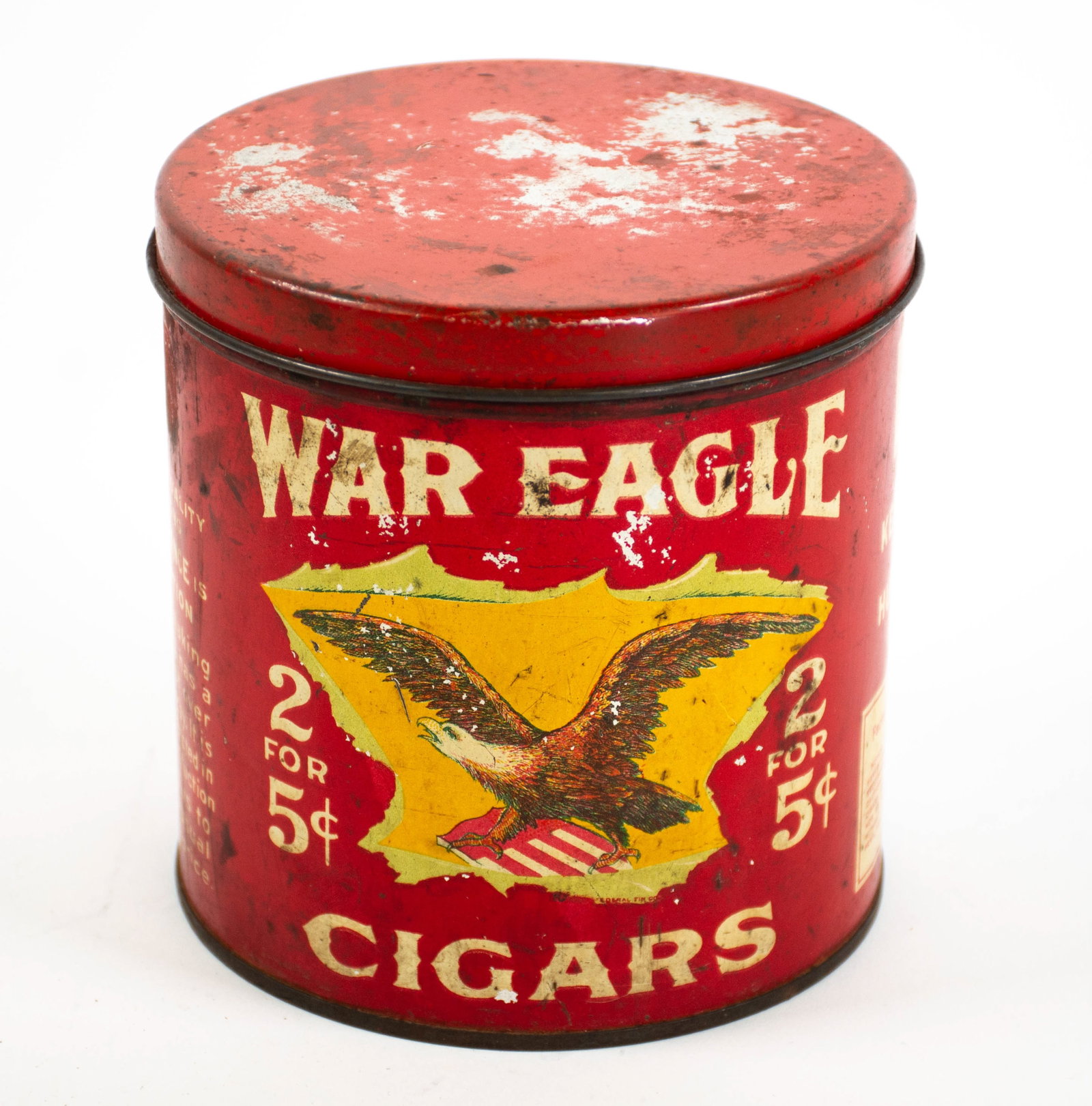 War Eagle Cigars Tin, Other Related - 2