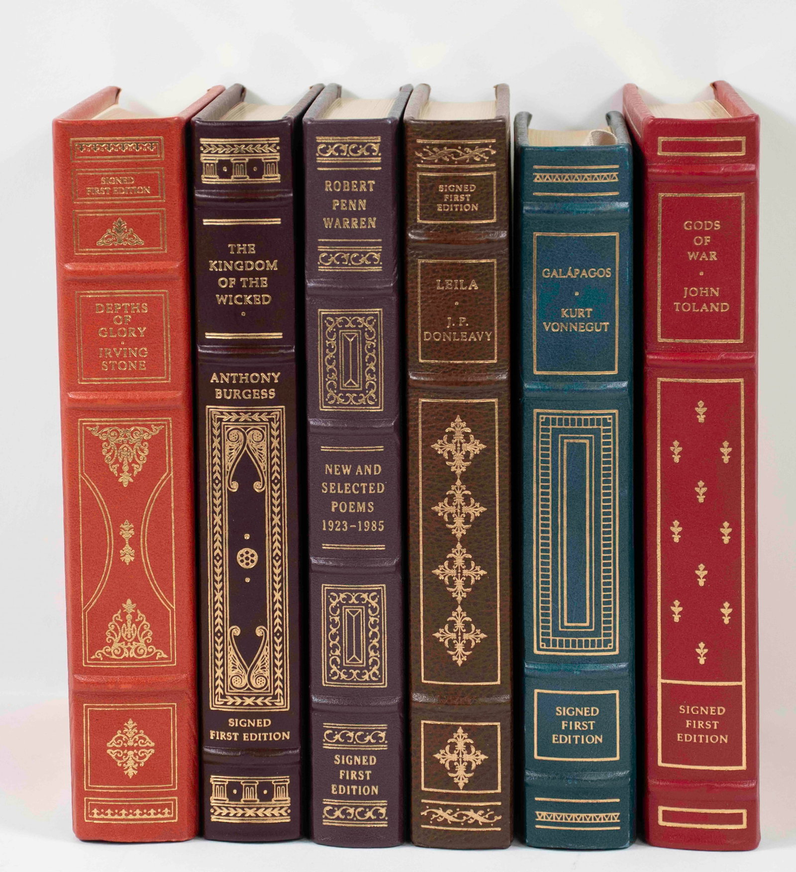 6 Signed 1st Ed. Franklin Library Leatherbound (1 of 13)