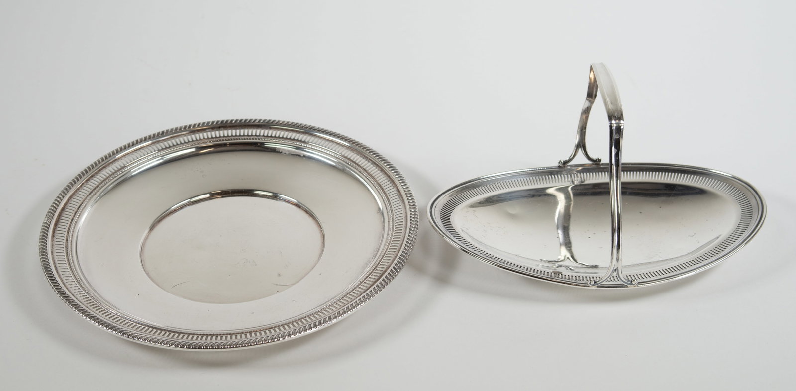 Two Sterling Silver Serving Trays (1 of 1)
