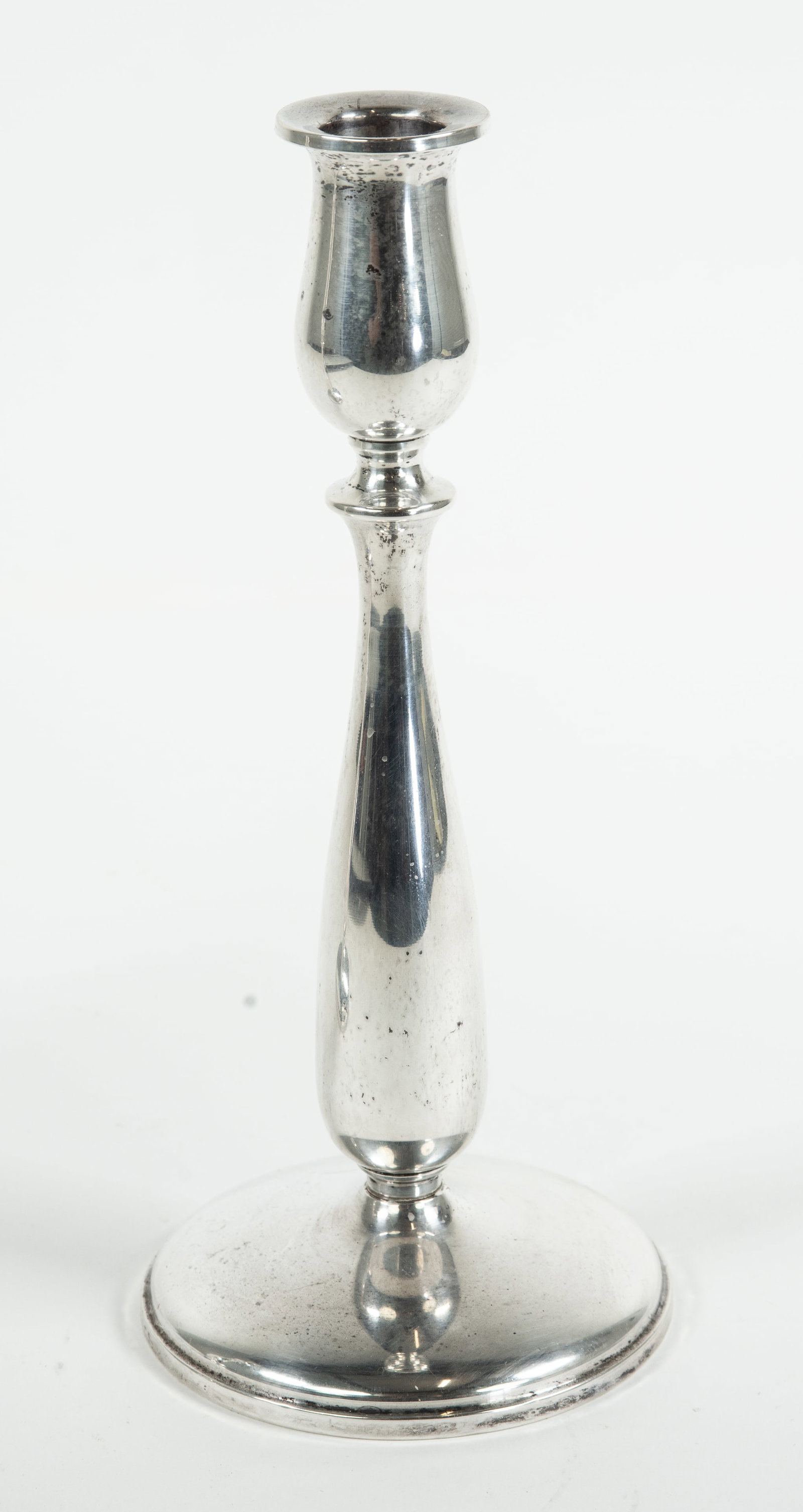 Pair Sterling Silver Candlesticks - 2