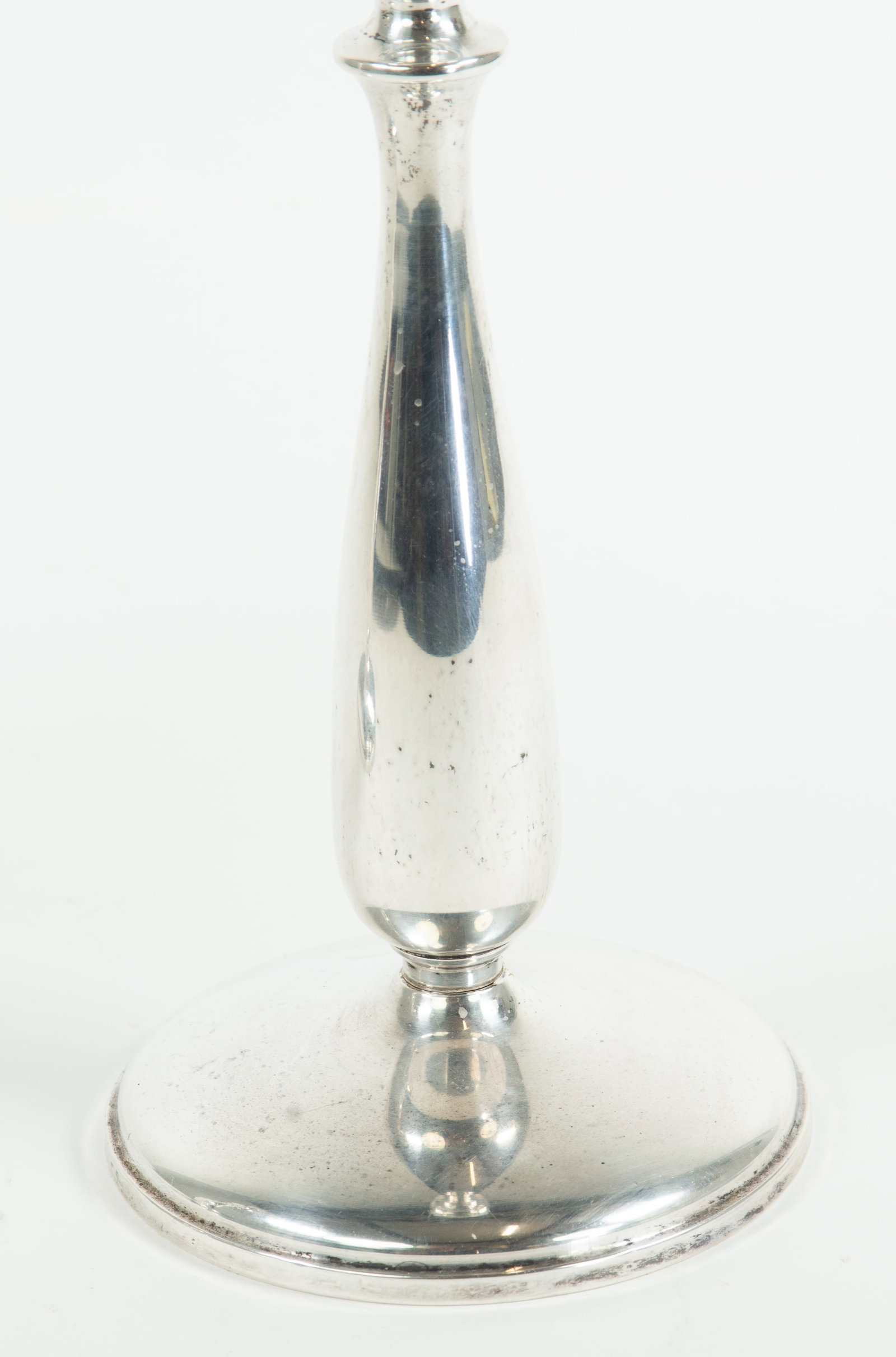 Pair Sterling Silver Candlesticks - 4