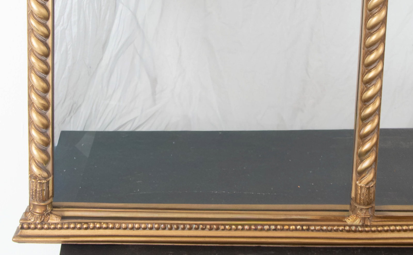 Giltwood Triptych Mirror - 5