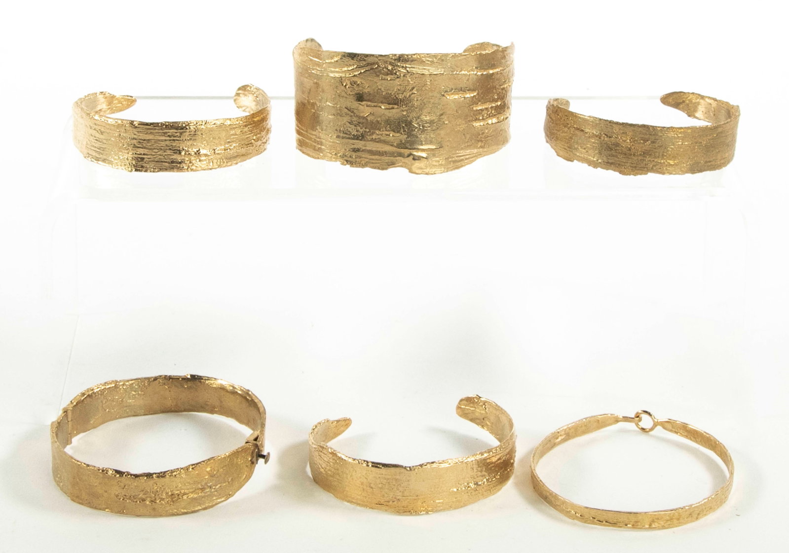 Mary Frances Maker, Gold Brass Bracelets (1 of 9)