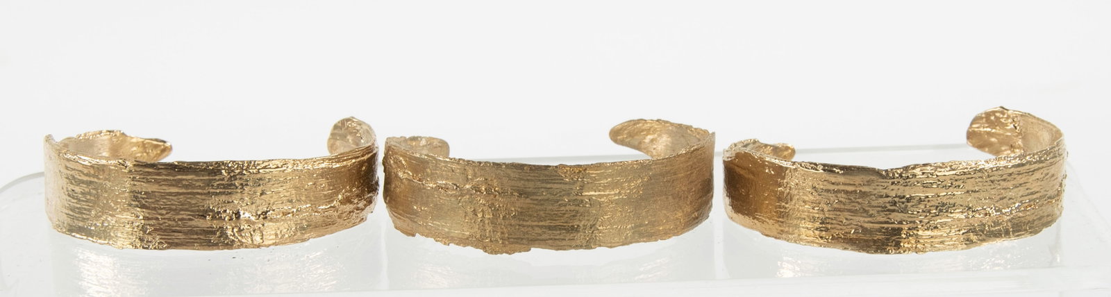Mary Frances Maker, Gold Brass Bracelets - 4