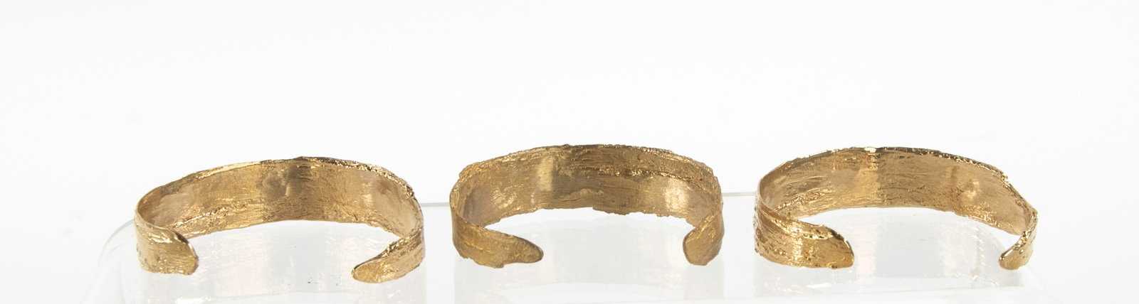 Mary Frances Maker, Gold Brass Bracelets - 5