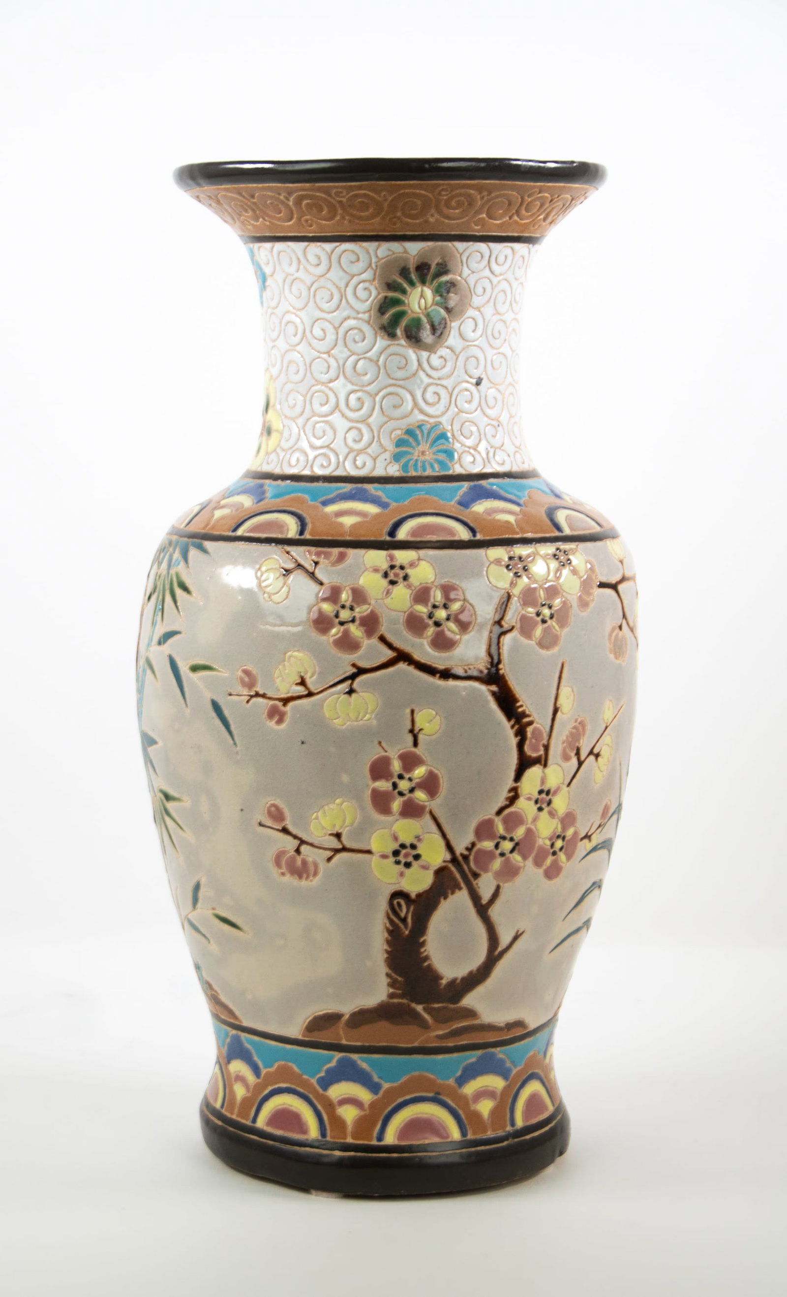 Large Chinese "Four Gentlemen" Vase - 2