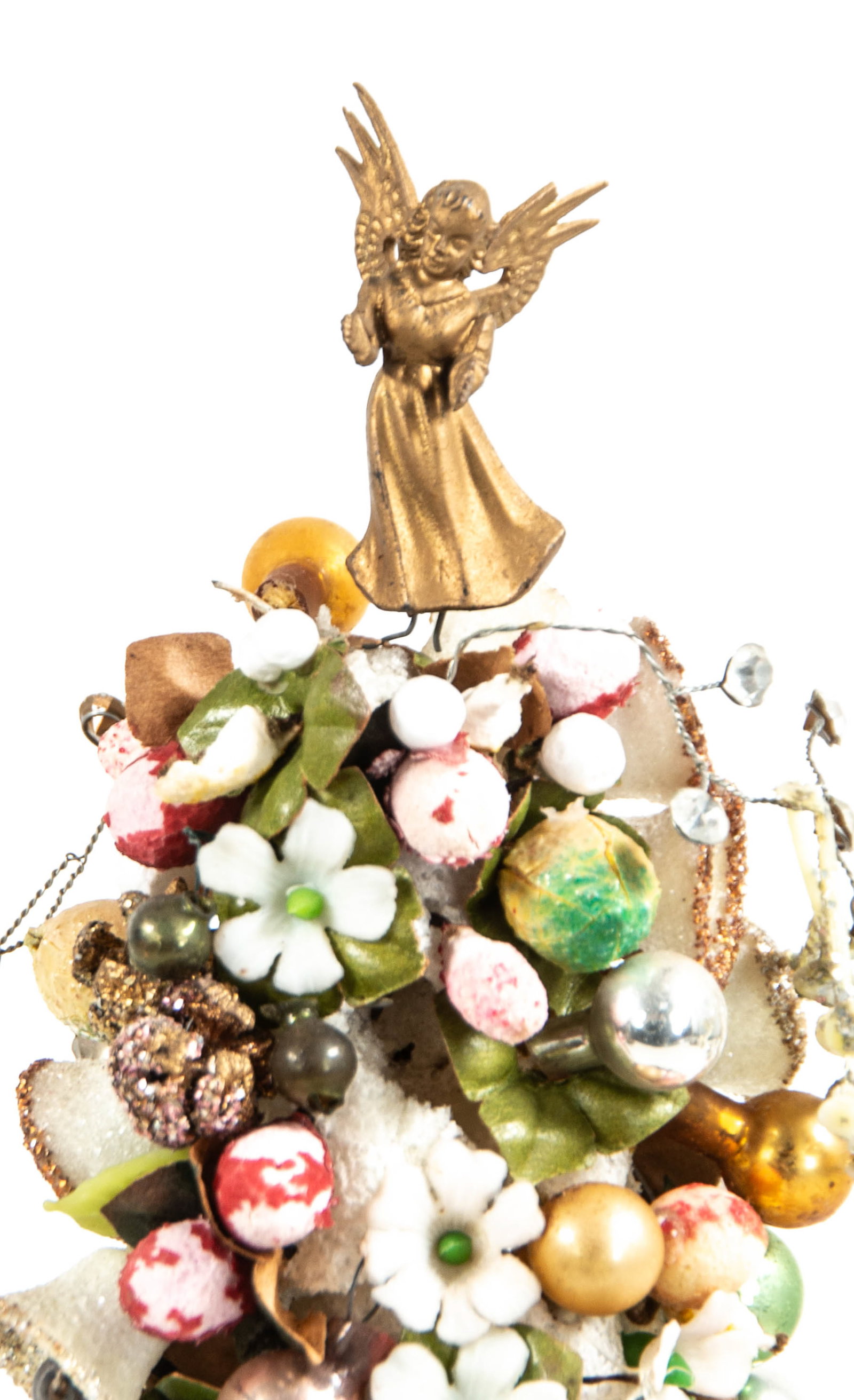 Two Vintage Decorated Christmas Trees - 12