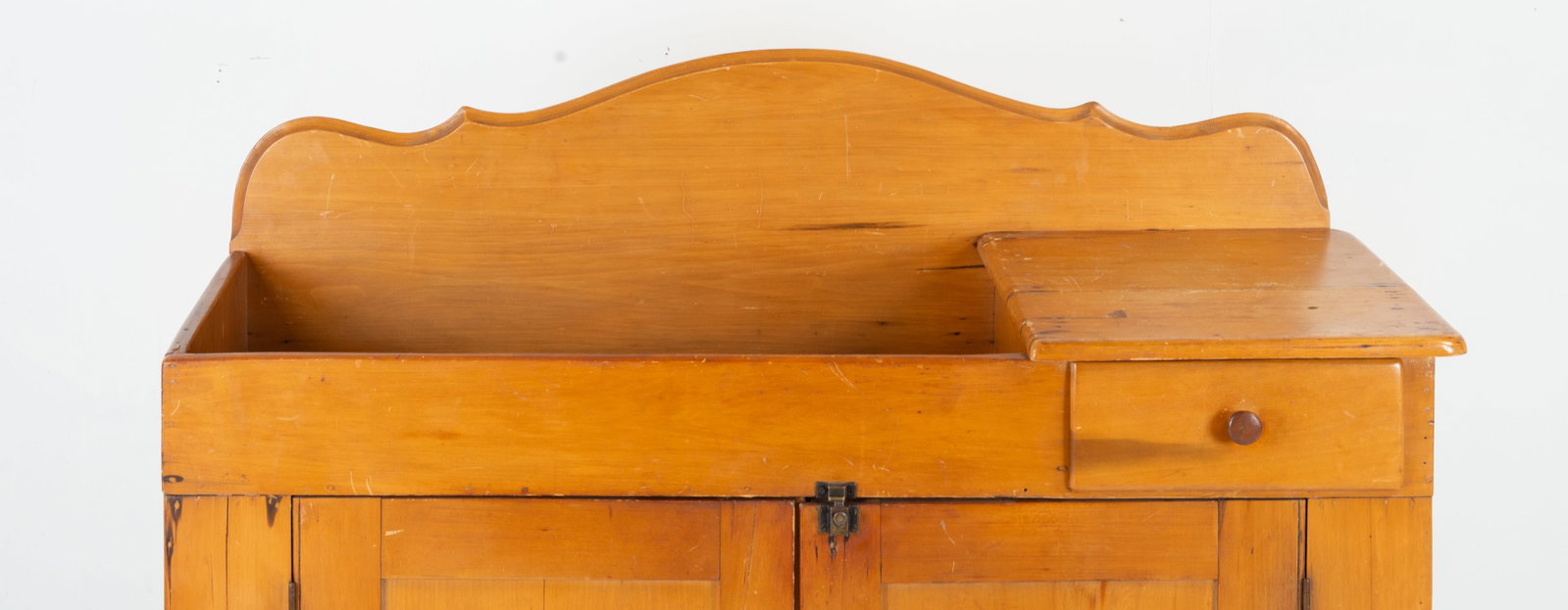 19th C. American Maple Dry Sink - 2
